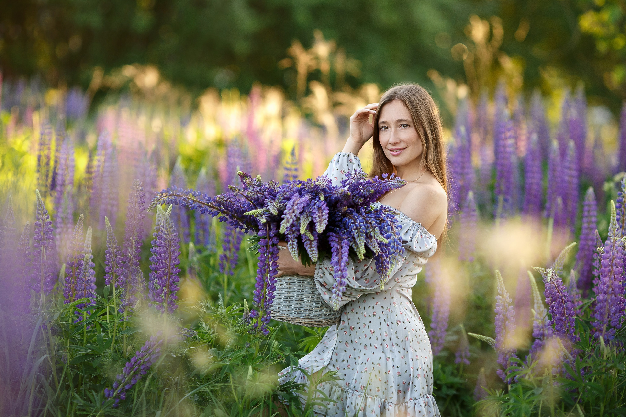 Съемки с люпинами. Семейный фотограф в Брянске Александра Щербакова