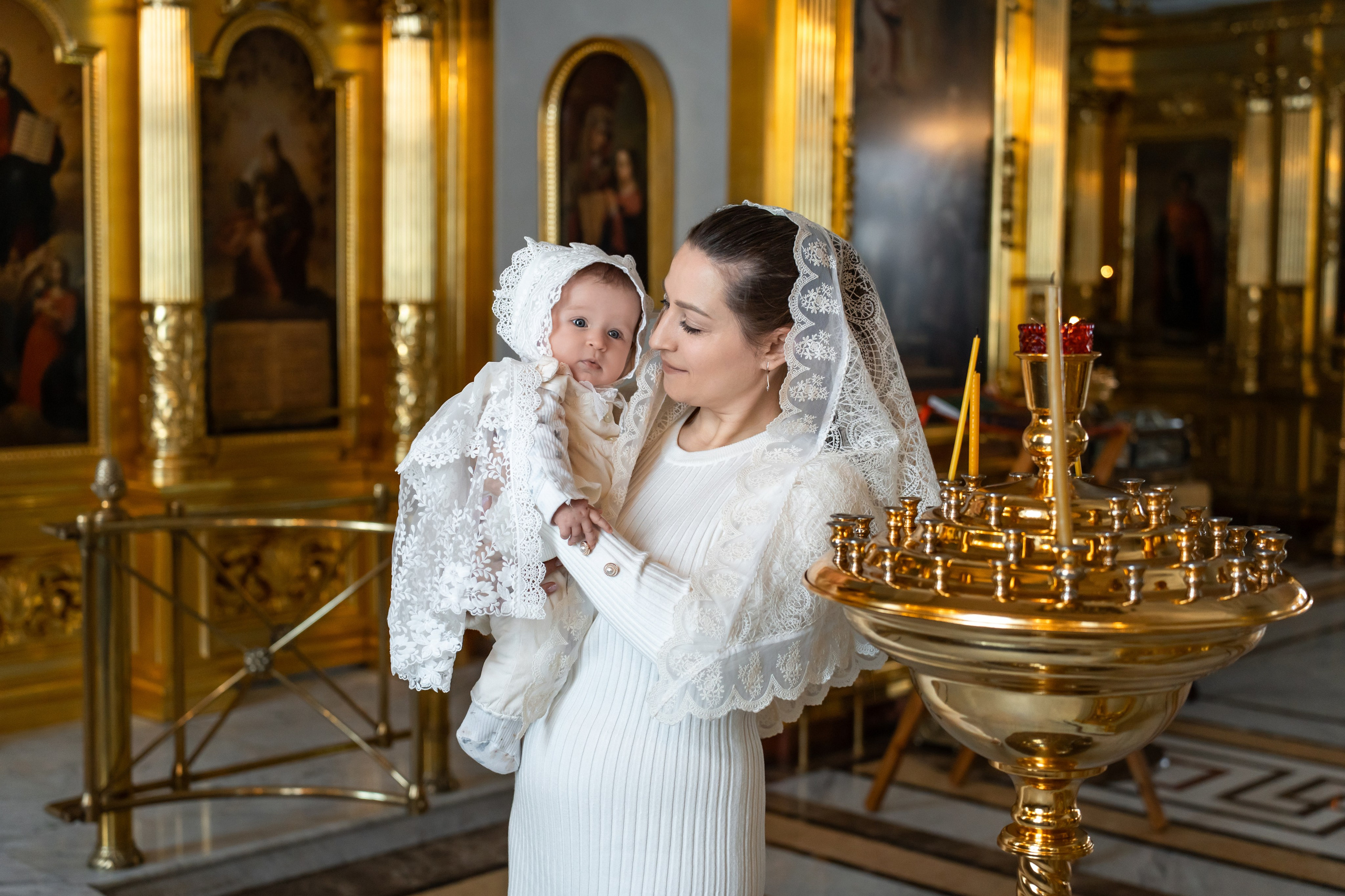 Для девочек до года. Фотограф на Крещение Тула и Венчание в Туле, детский и семейный фотограф