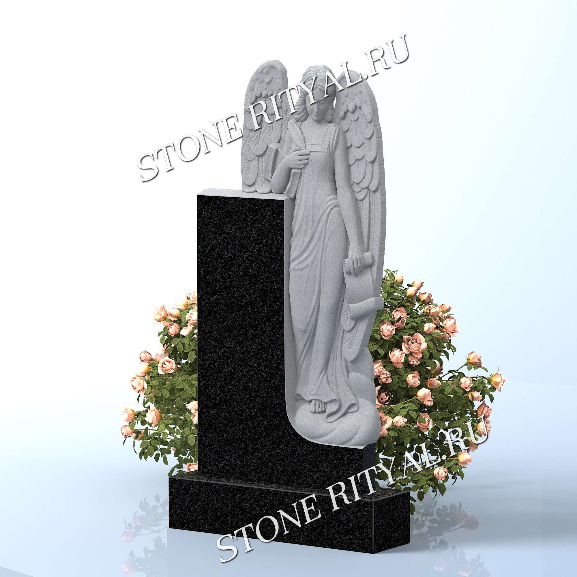 Вертикальные памятники фигурные. Изготовление и установка памятников в Москве и МО