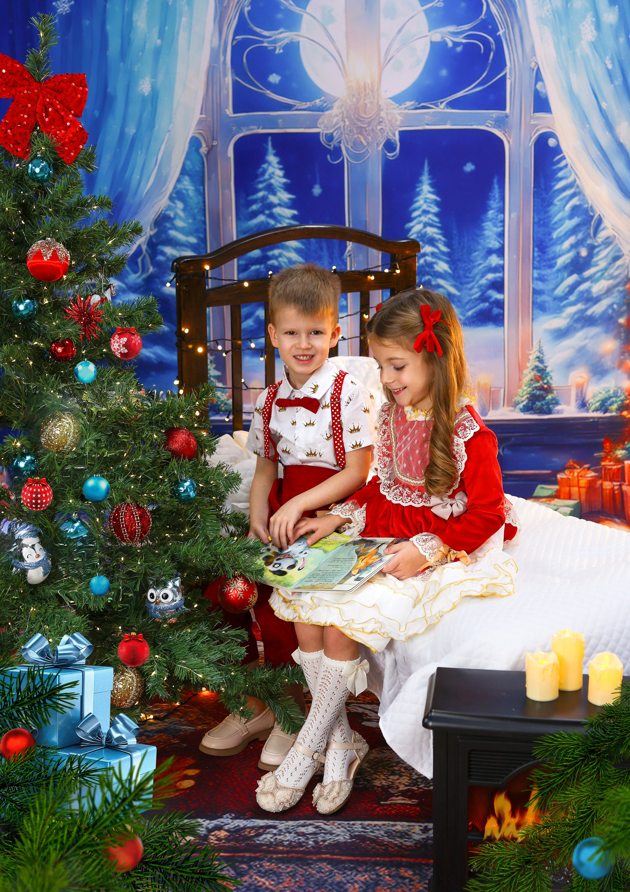 Новогодняя фотосессия. Фотограф в детский сад Елена Колчева Новокузнецк