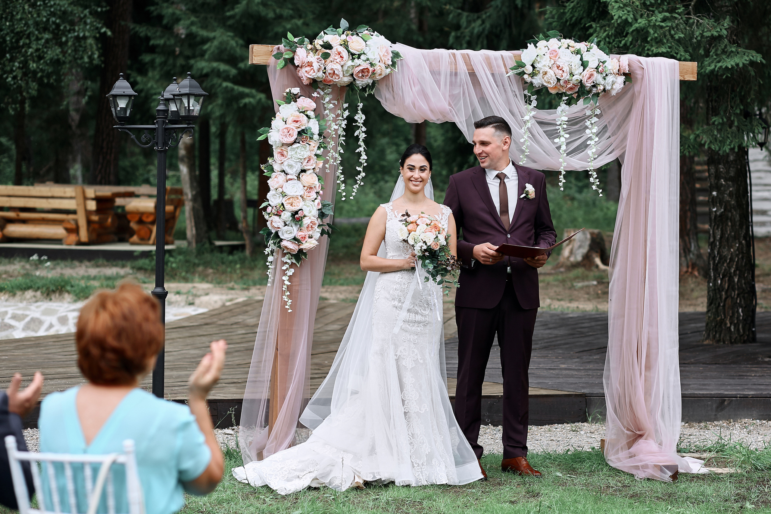 Выездная регистрация + банкет (6 часов): Дарья и Данила. Фотограф в Москве Эльза Хасанова