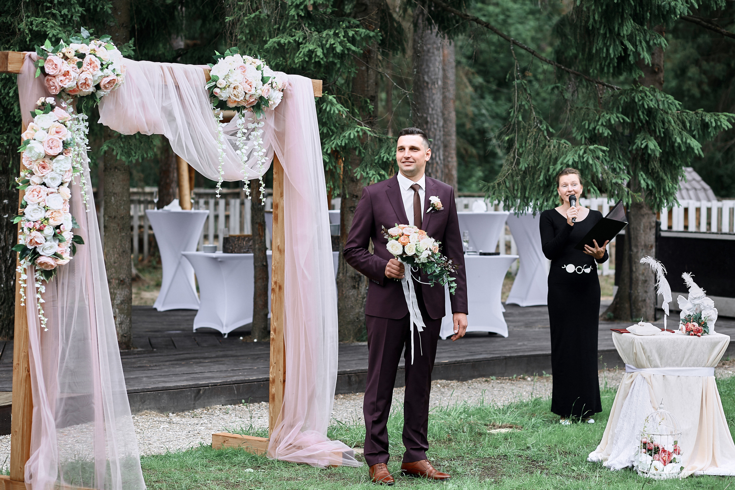 Выездная регистрация + банкет (6 часов): Дарья и Данила. Фотограф в Москве Эльза Хасанова