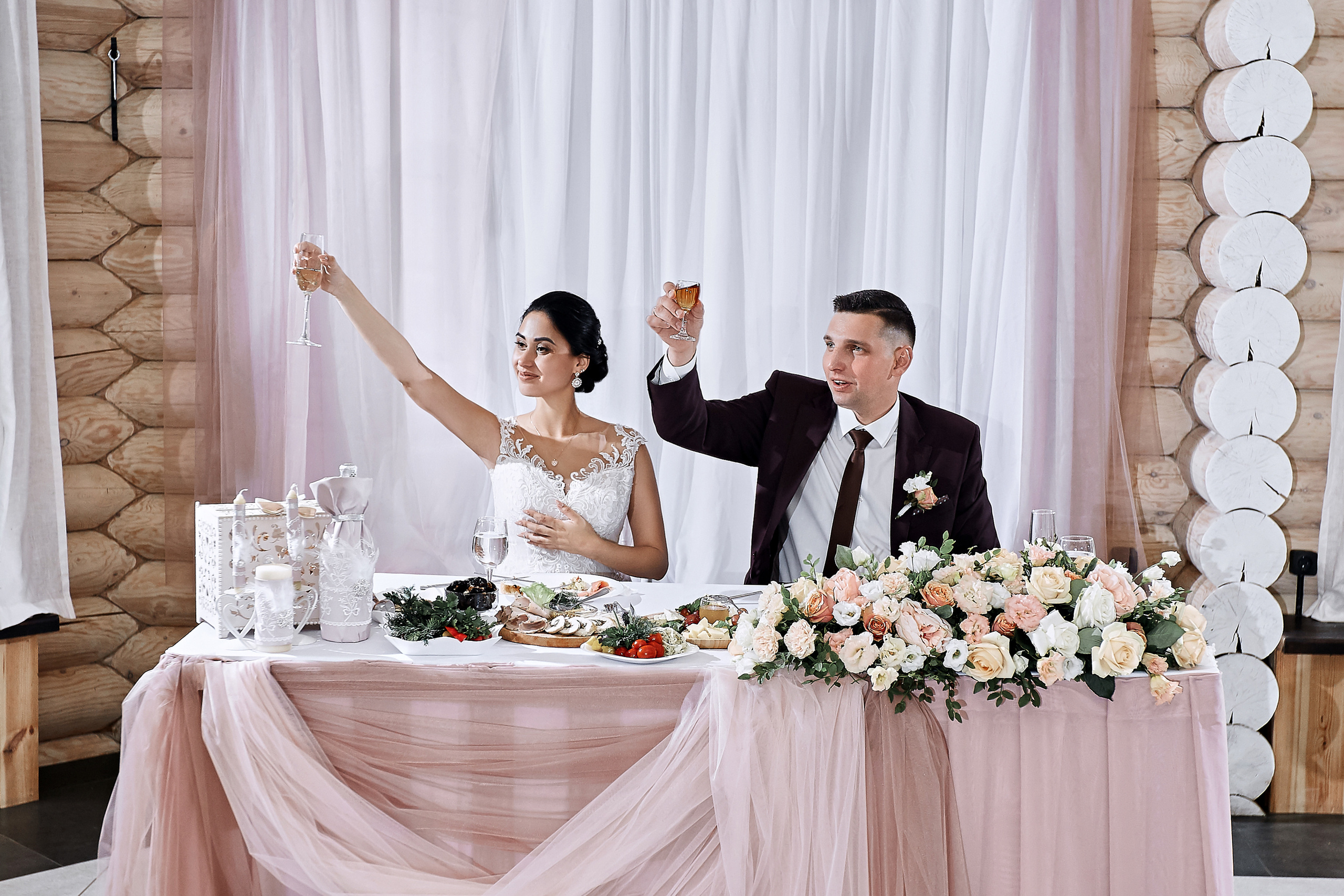 Выездная регистрация + банкет (6 часов): Дарья и Данила. Фотограф в Москве Эльза Хасанова