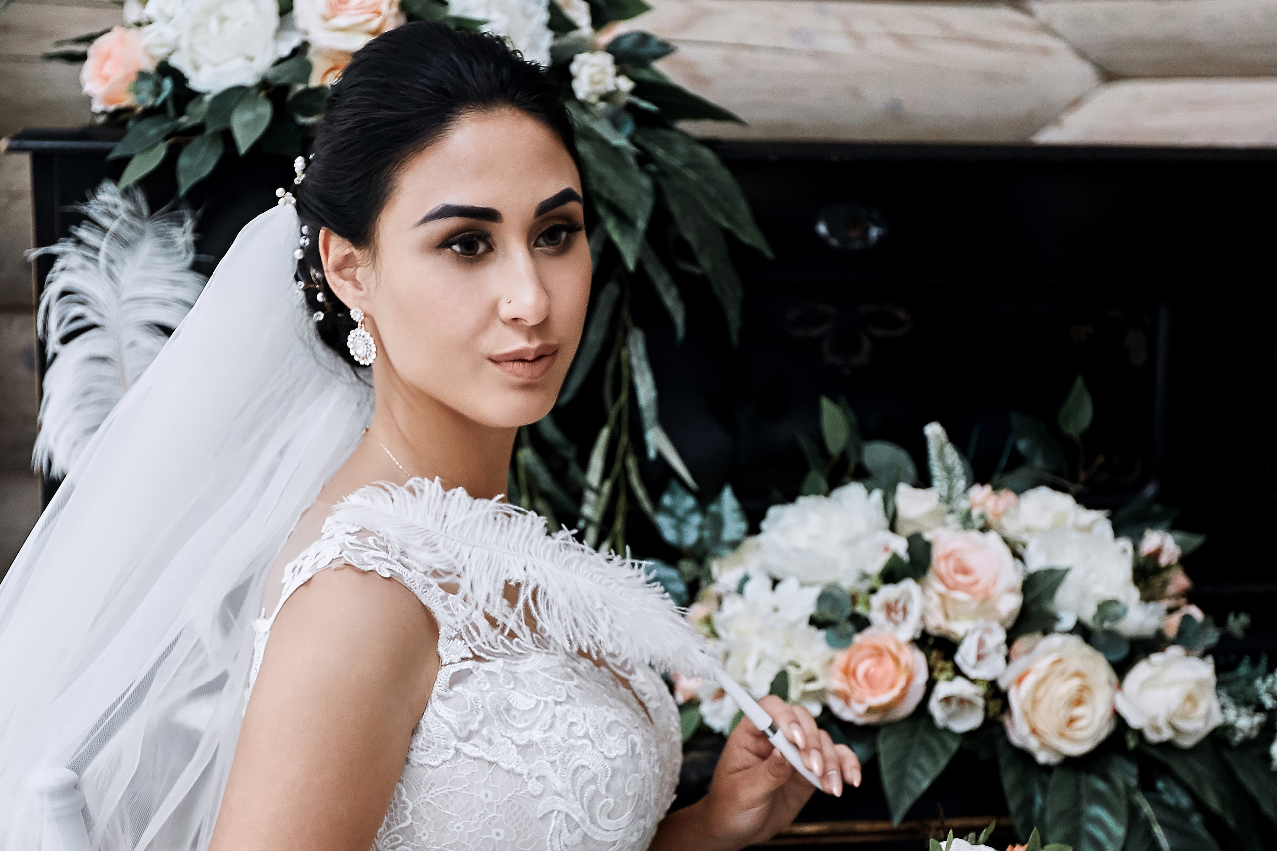 Выездная регистрация + банкет (6 часов): Дарья и Данила. Фотограф в Москве Эльза Хасанова