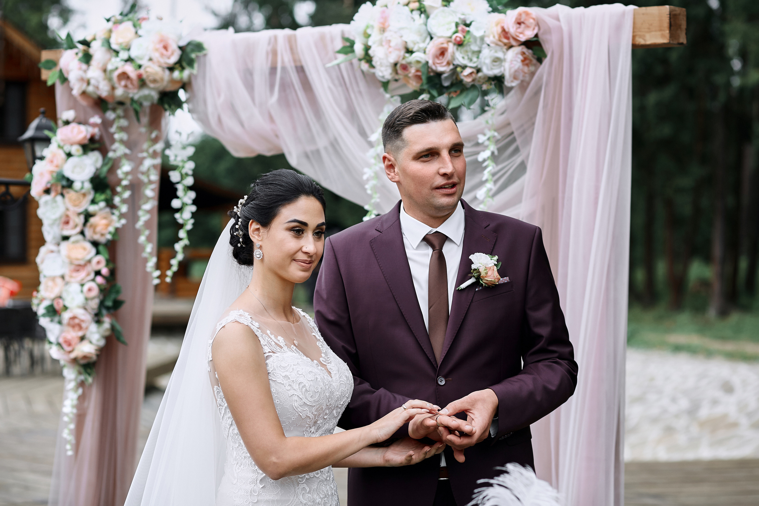 Выездная регистрация + банкет (6 часов): Дарья и Данила. Фотограф в Москве Эльза Хасанова