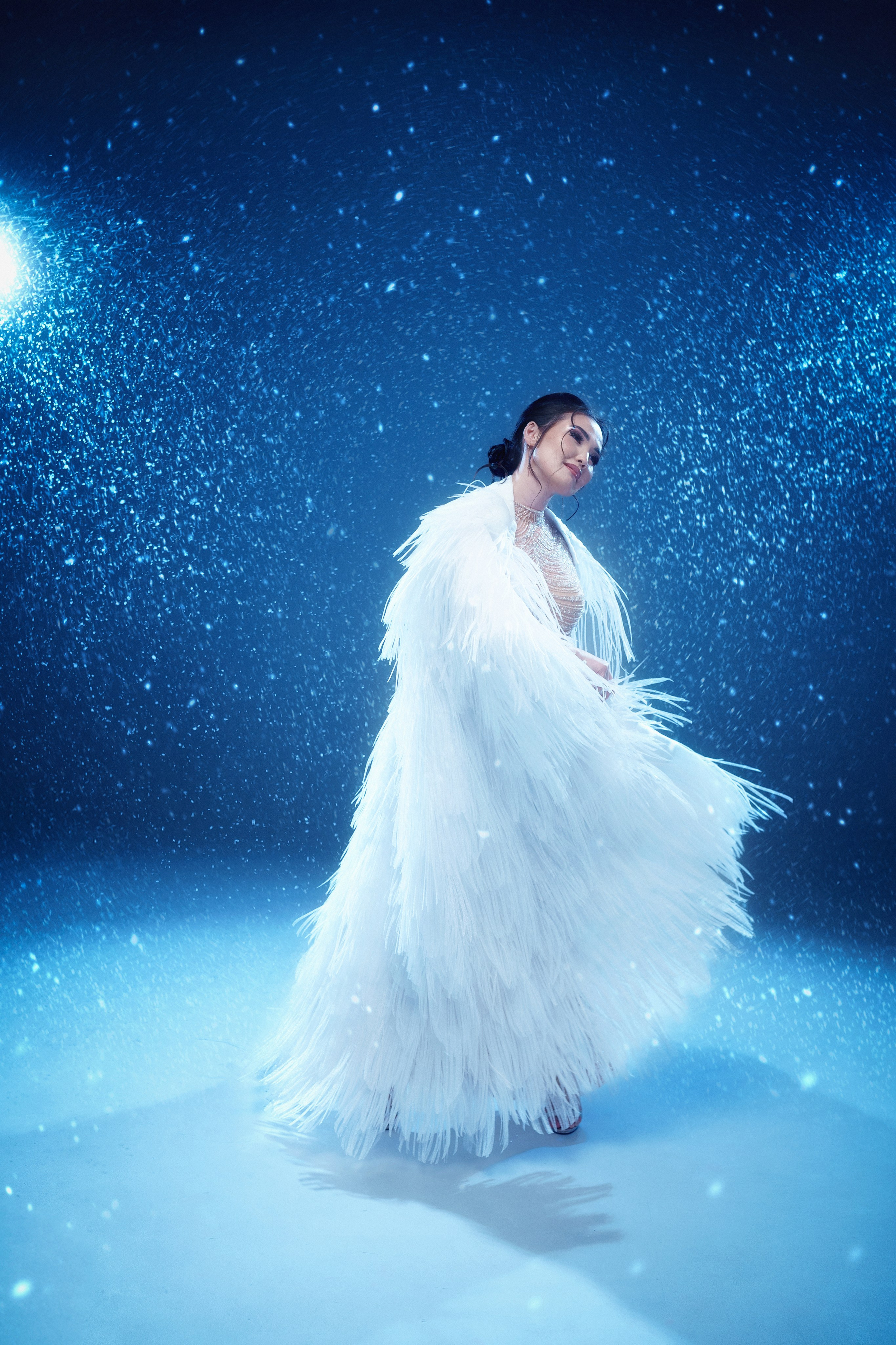 Новогодняя контент-съемка для Мереке