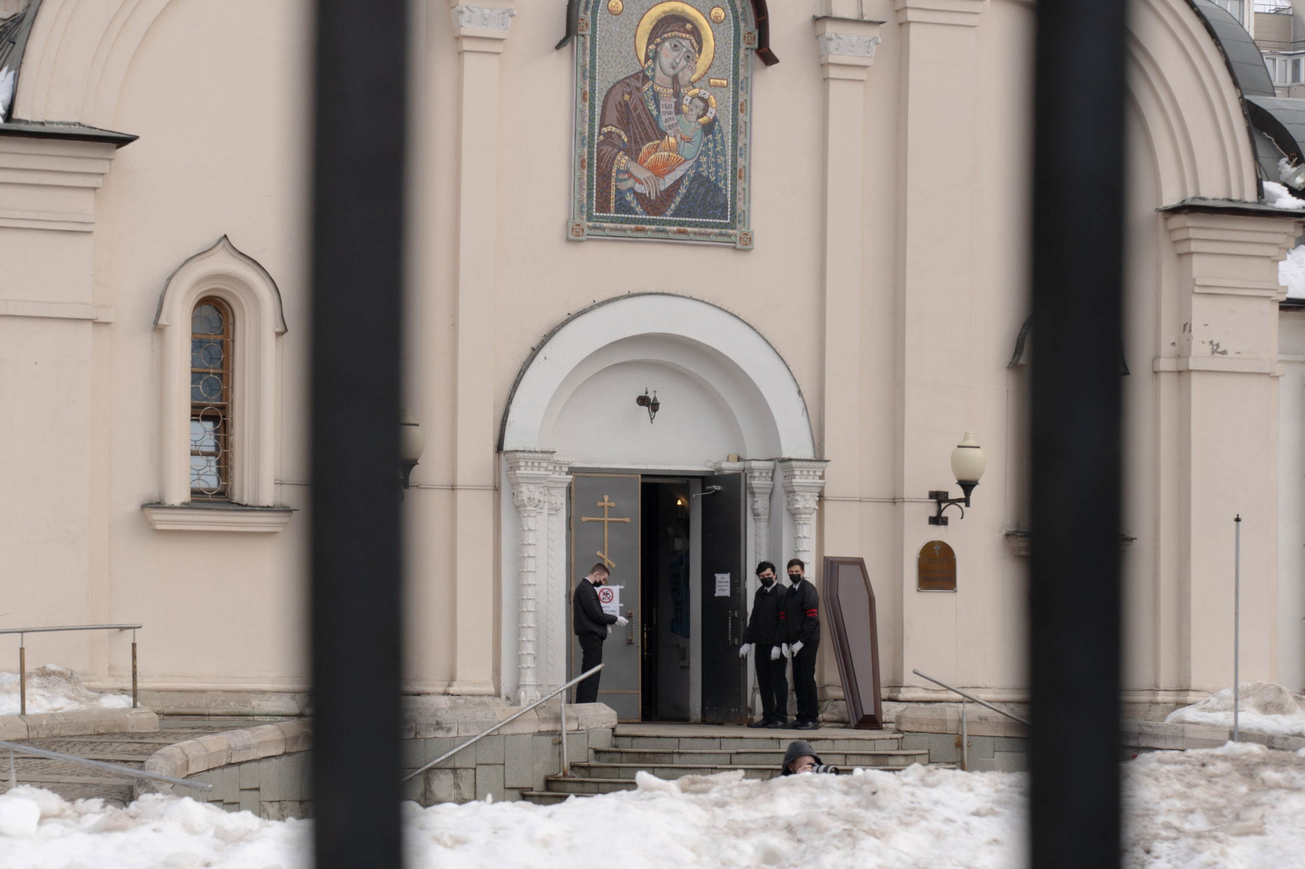 Funeral of Alexei Navalny. Ksenia Maksimova