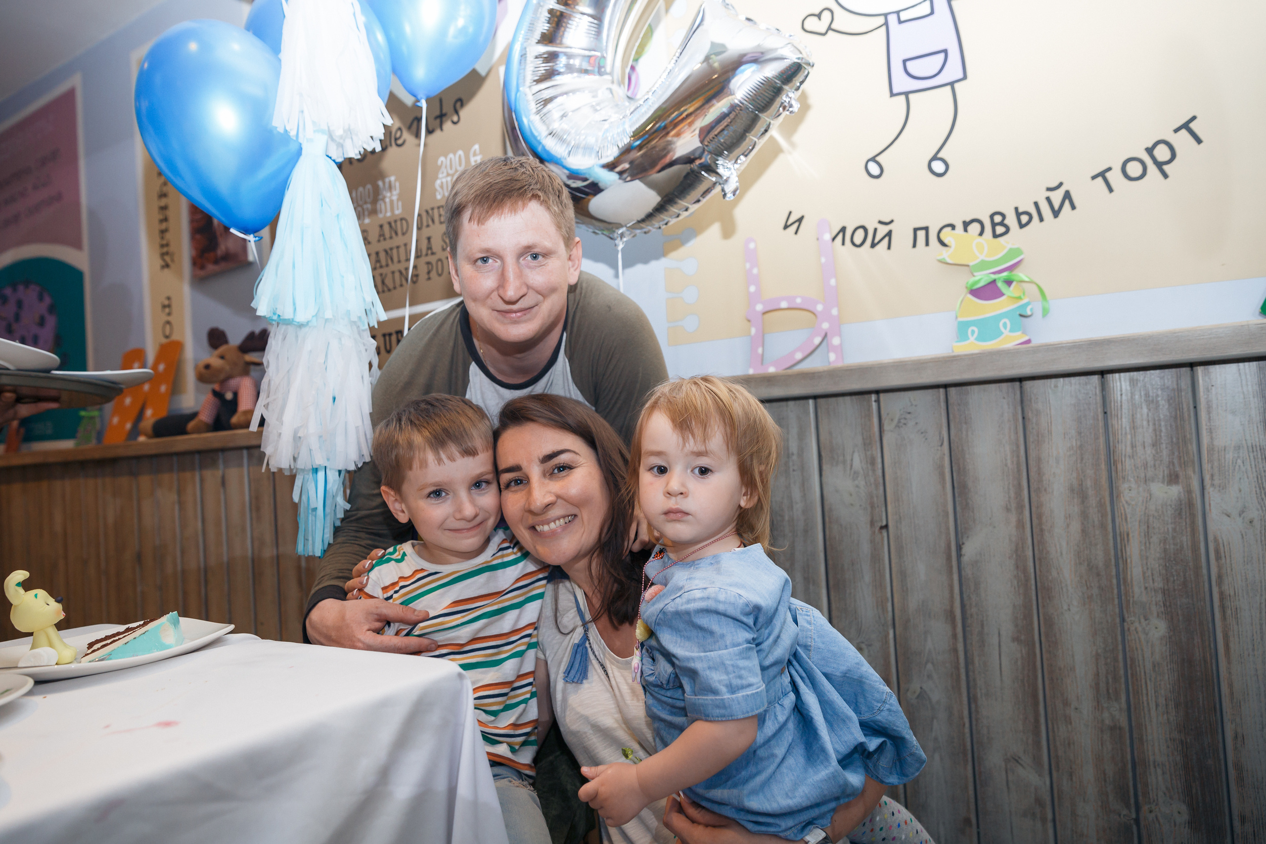 Фотосессия на детский день рождения в Королеве кафе Андерсон