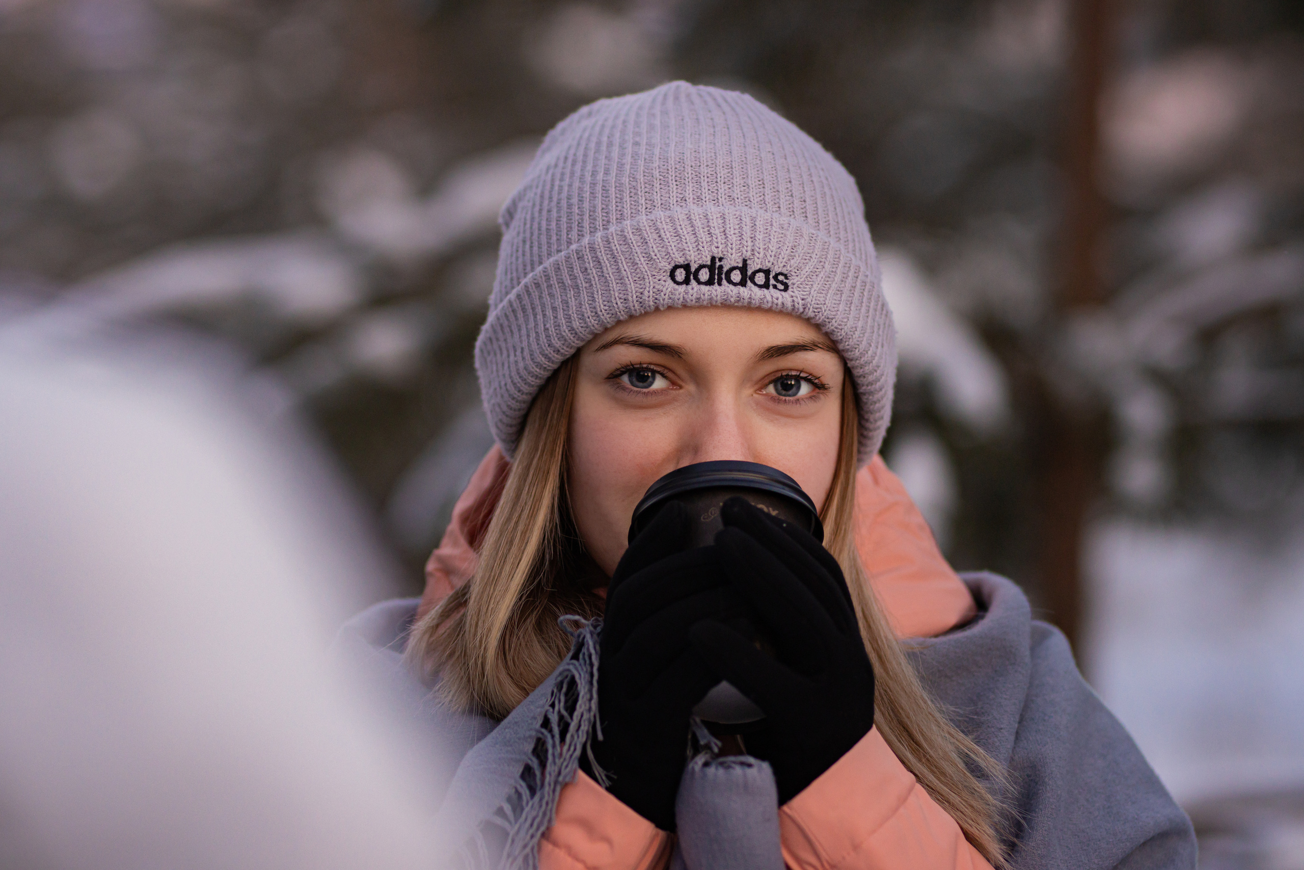 Фотосессия в еловом лесу Подружки