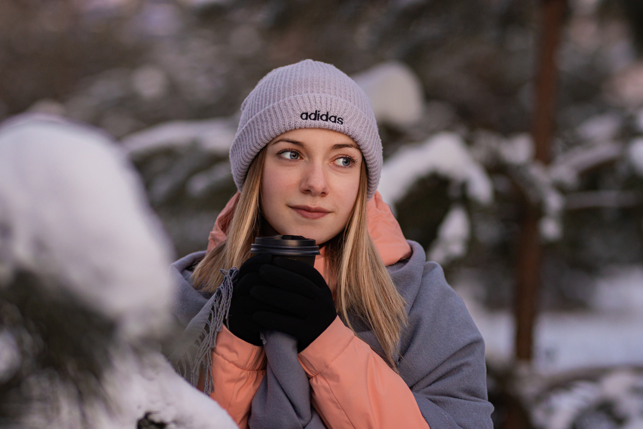 Фотосессия в еловом лесу Подружки