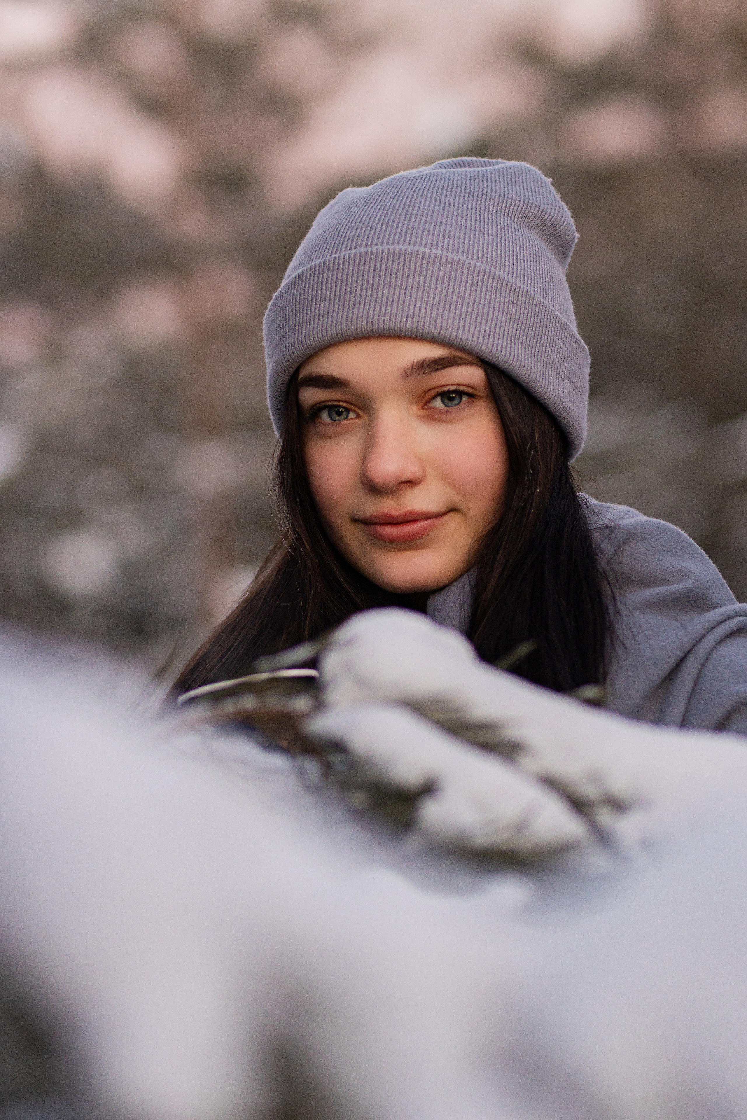 Фотосессия в еловом лесу Подружки