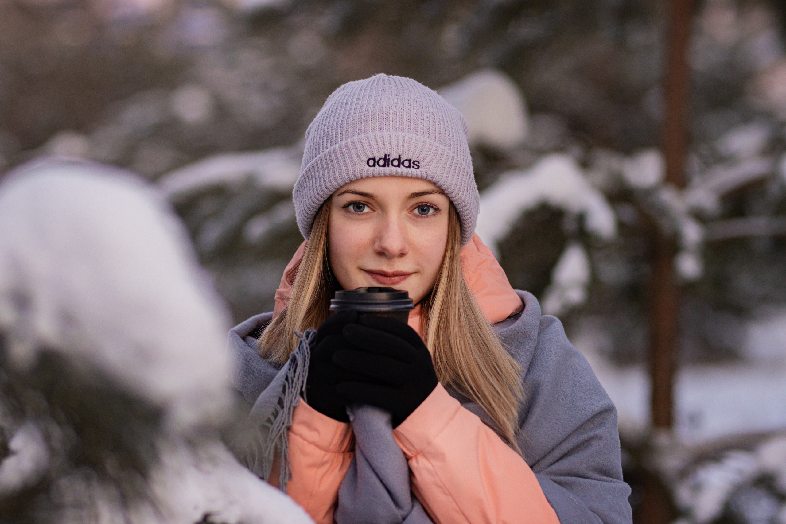 Фотосессия в еловом лесу Подружки