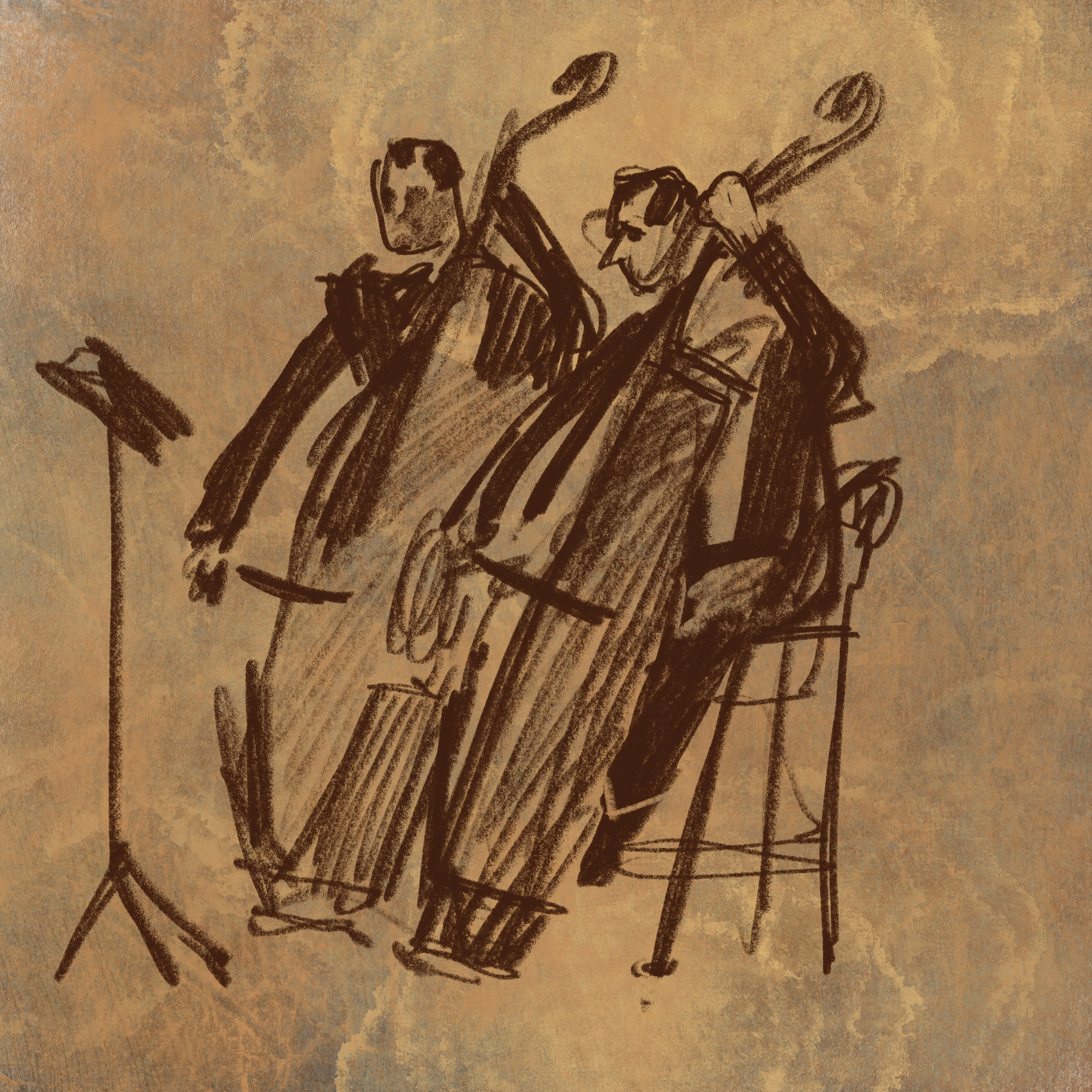 ОКОЛО МУЗЫКИ. Artist Anna Khopta. Oil and Acrylic Paintings. Moscow