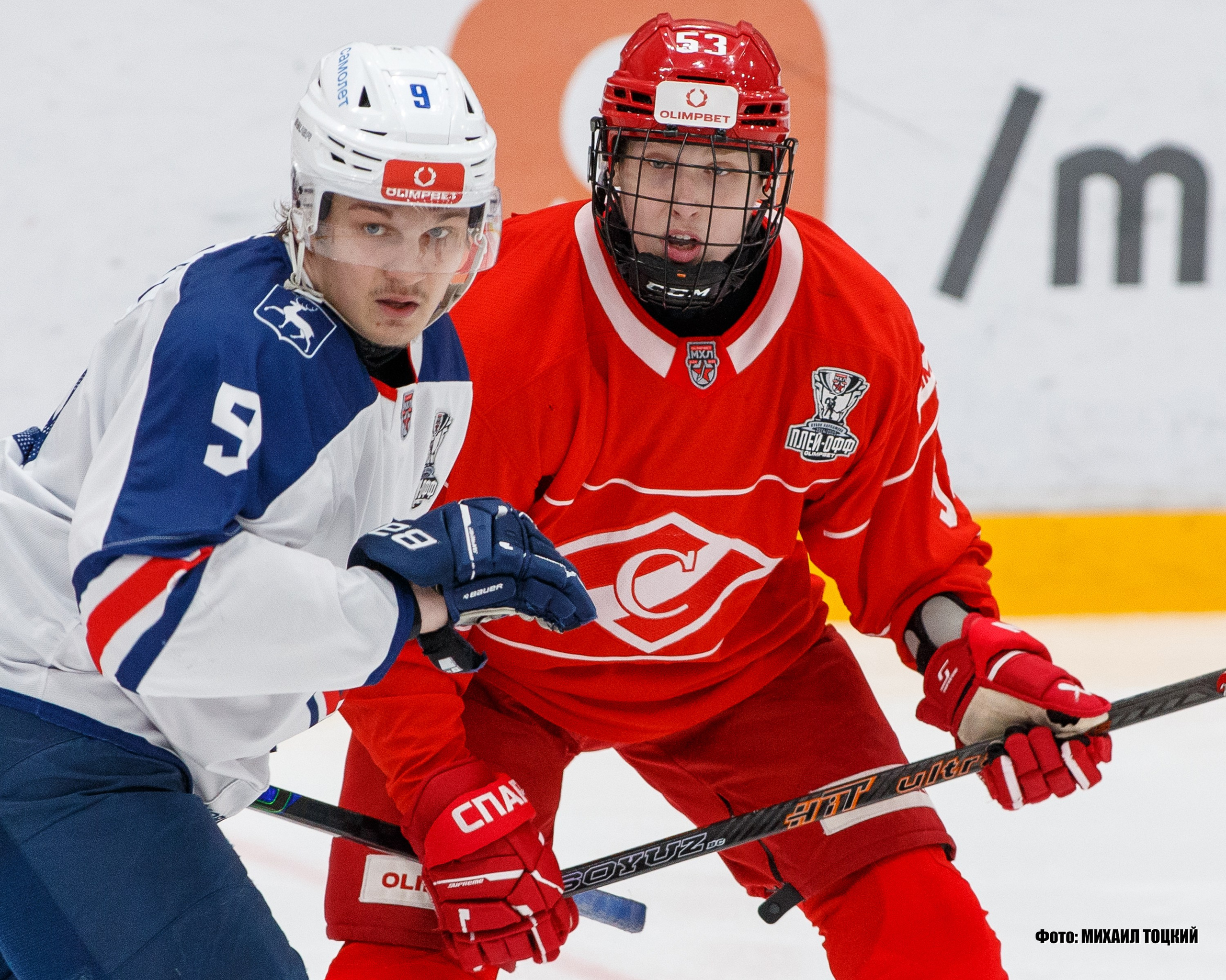 Фоторепортаж Плей-офф МХЛ. МХК Спартак (Москва) — МХК Чайка (Нижний Новгород). Михаил Тоцкий портретный и репортажный фотограф в Москве