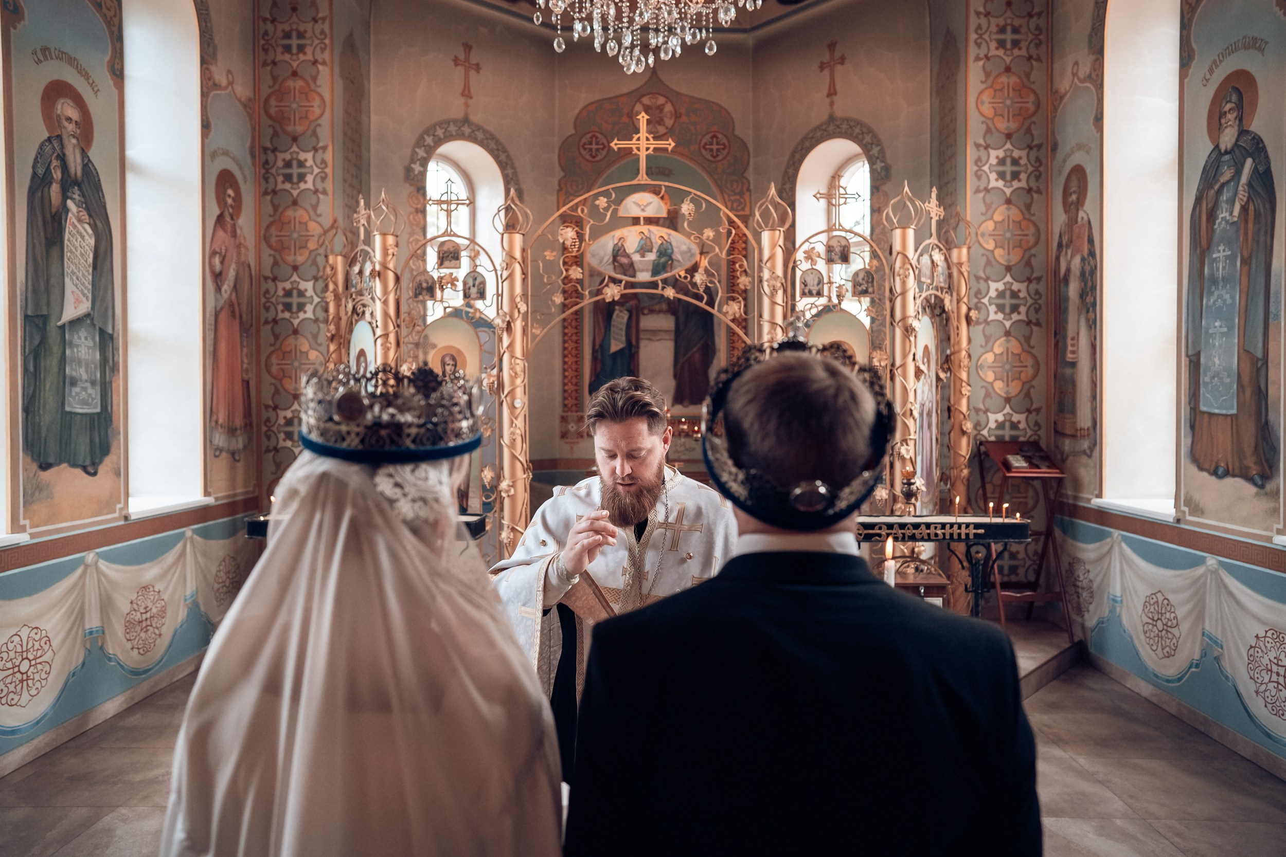 Венчание в храме ап.Андрея Первозванного Севастополь. Церковный фотограф Севастополь