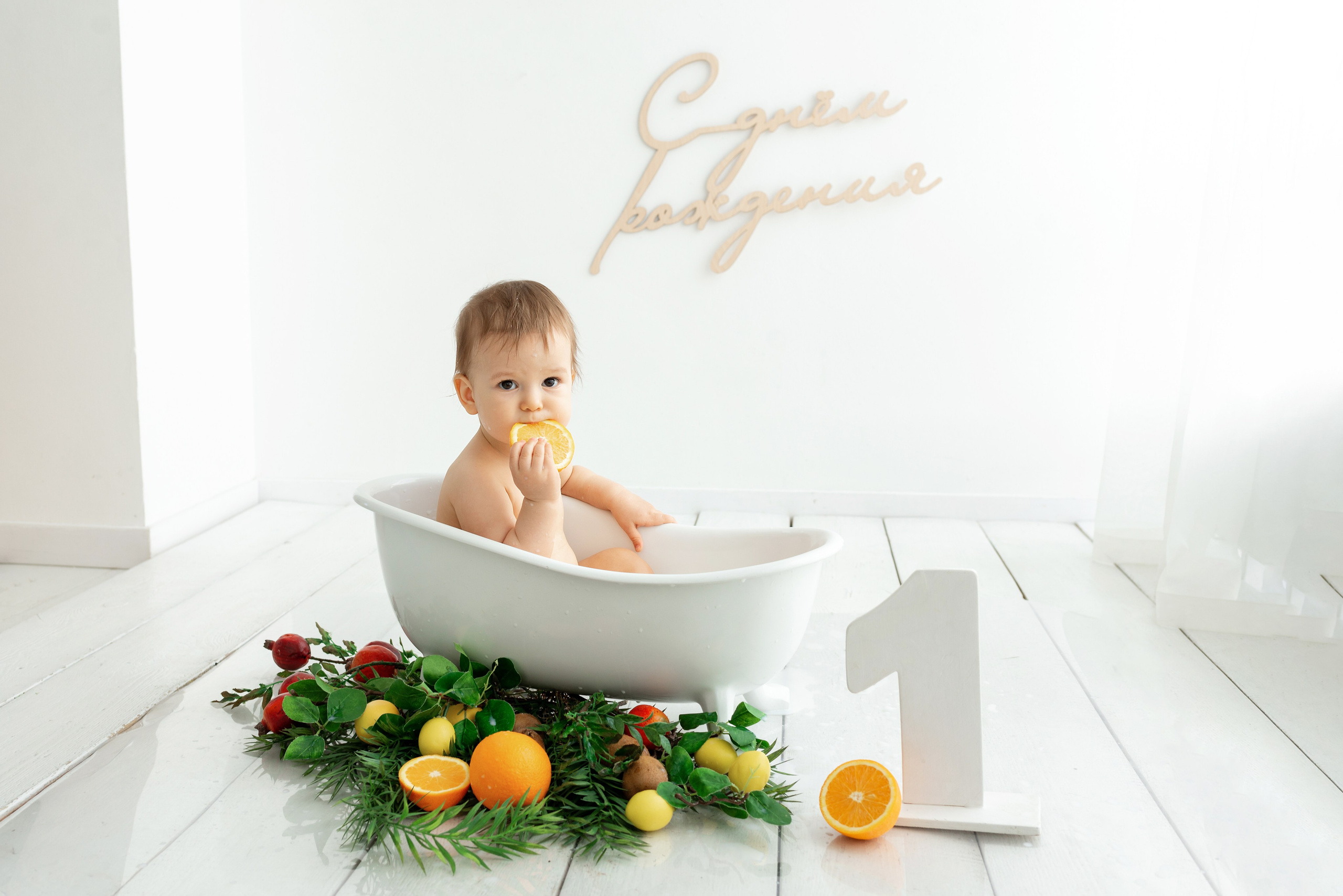 Фотосессия на годик для Романа. Детский фотограф новорождённых в Барнауле Ксения Хомкина