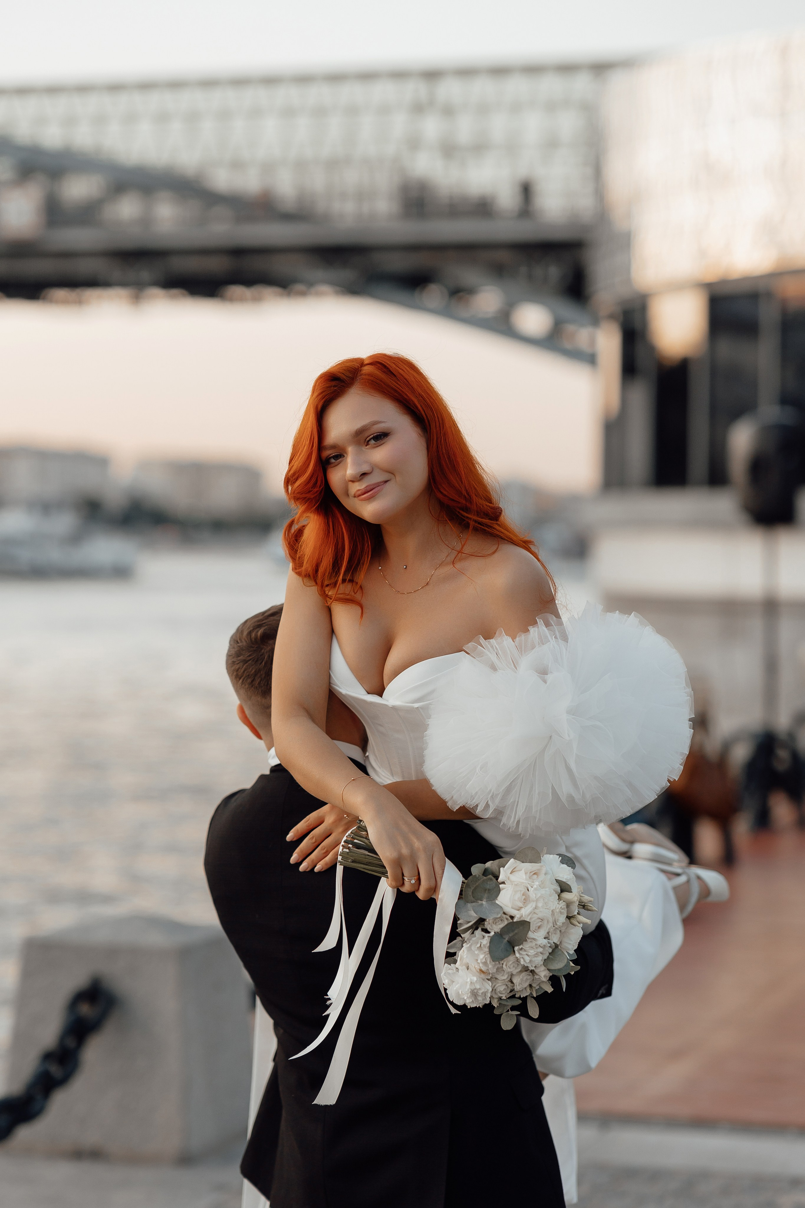 свадебная фотосессия в парке горького