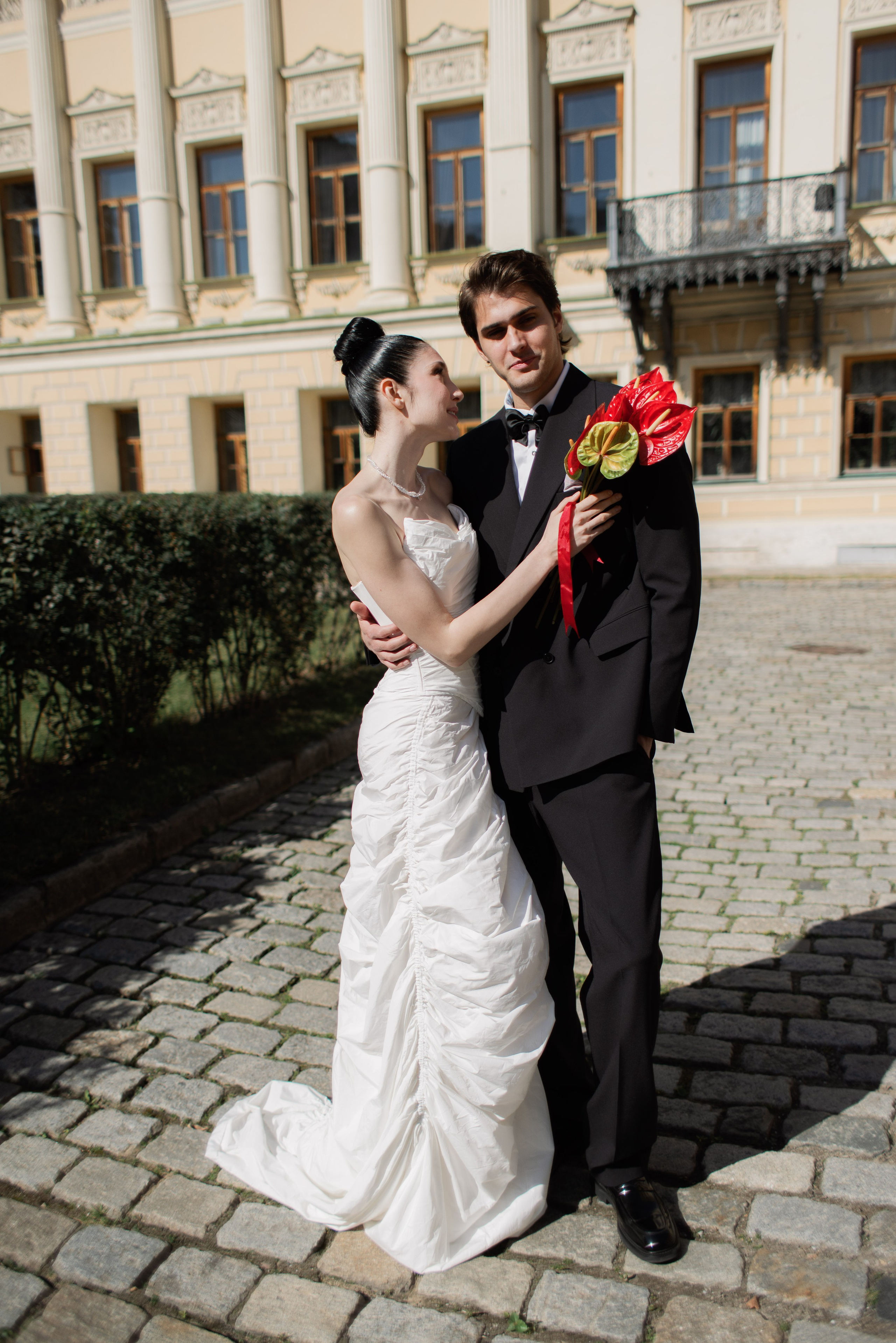 Свадебная церемония, фотосессия в библиотека-читальни А.С. Пушкина