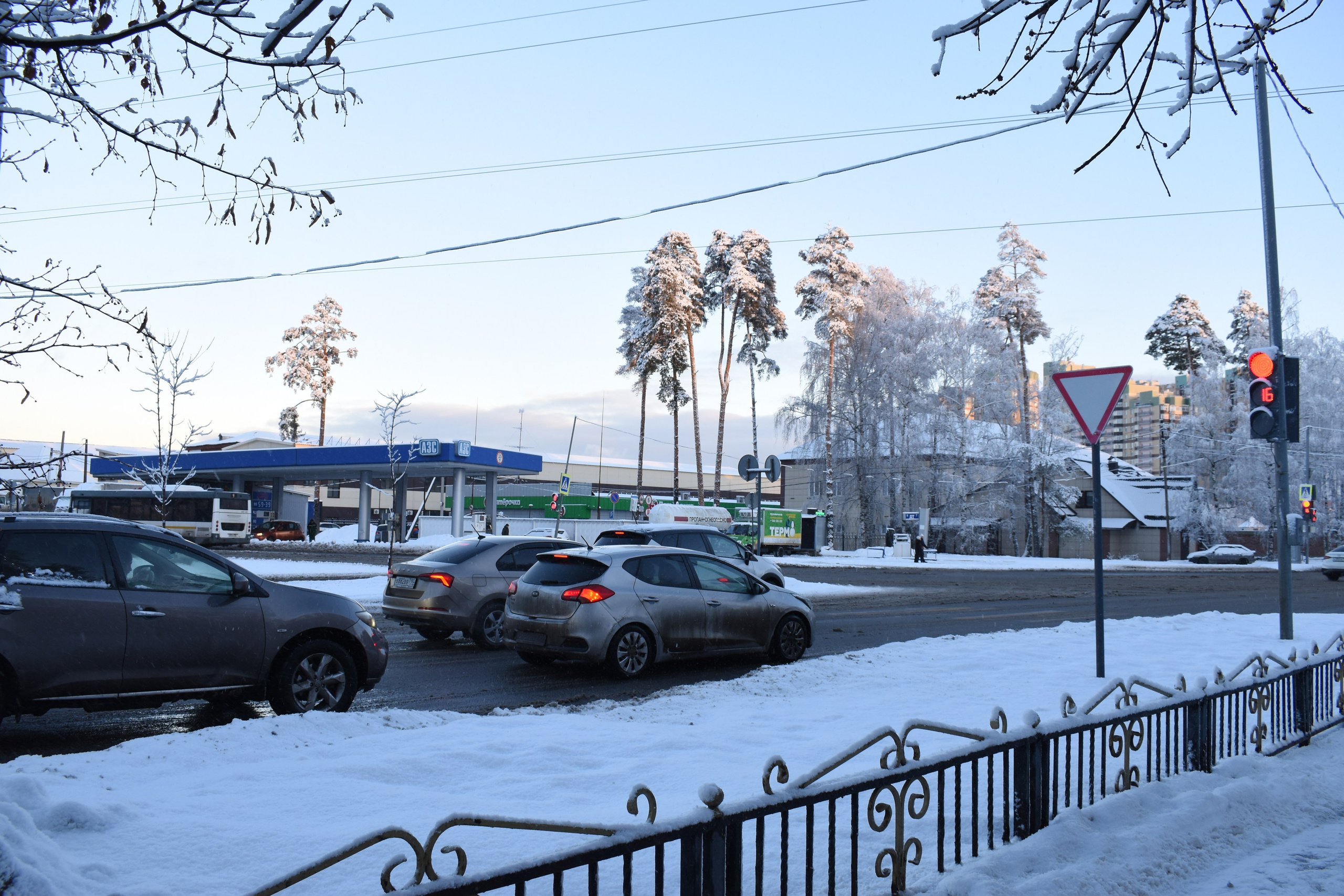 Последняя зимняя прогулка по городу в 2024 году. Фотограф Анатолий Мелентьев