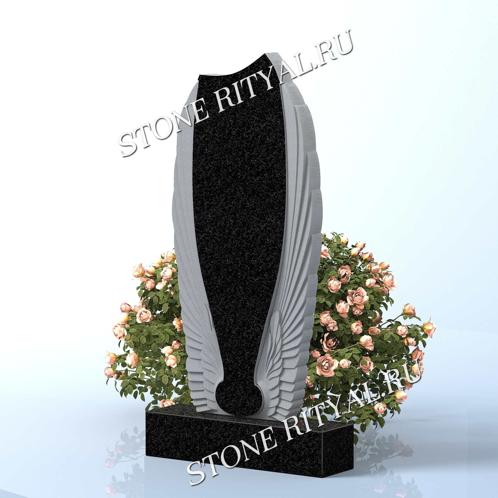 Вертикальные памятники фигурные. Изготовление и установка памятников в Москве и МО