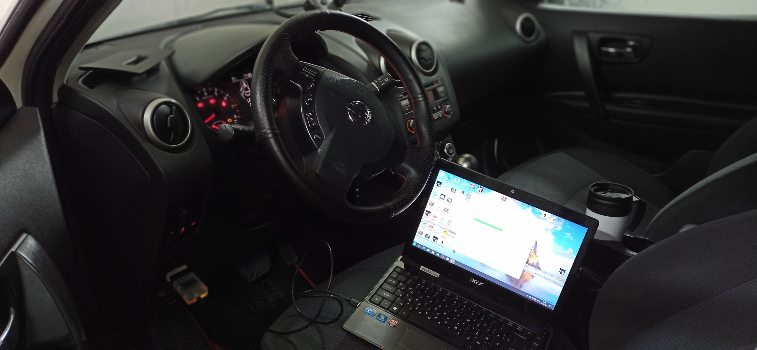 Nissan Qashqai 1,6 CVT. Чип-тюнинг Пенза в Пензе