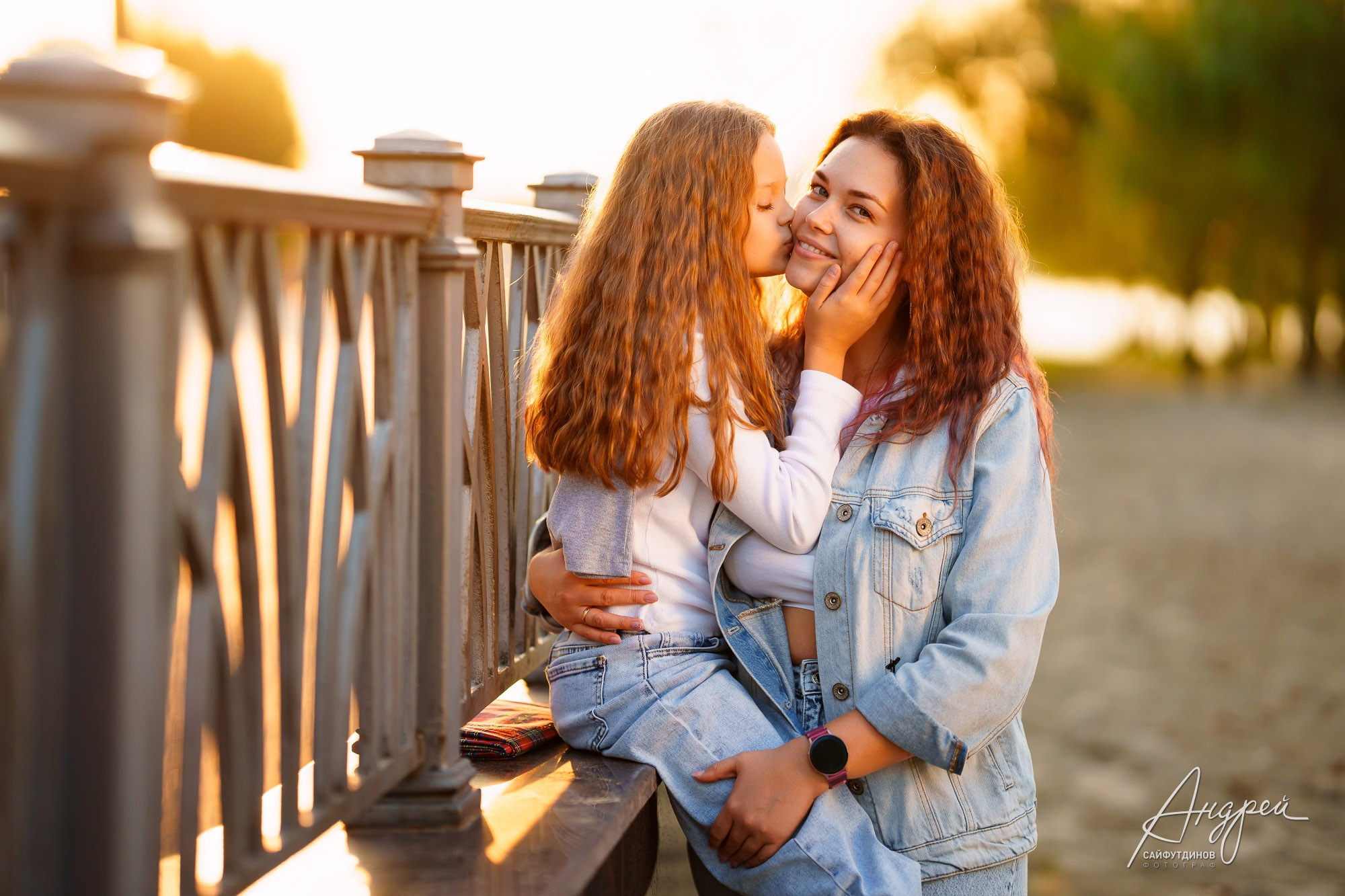 Семейная закатная фотосессия. Свадебный и семейный фотограф в Ростове-на-Дону. Андрей Сайфутдинов
