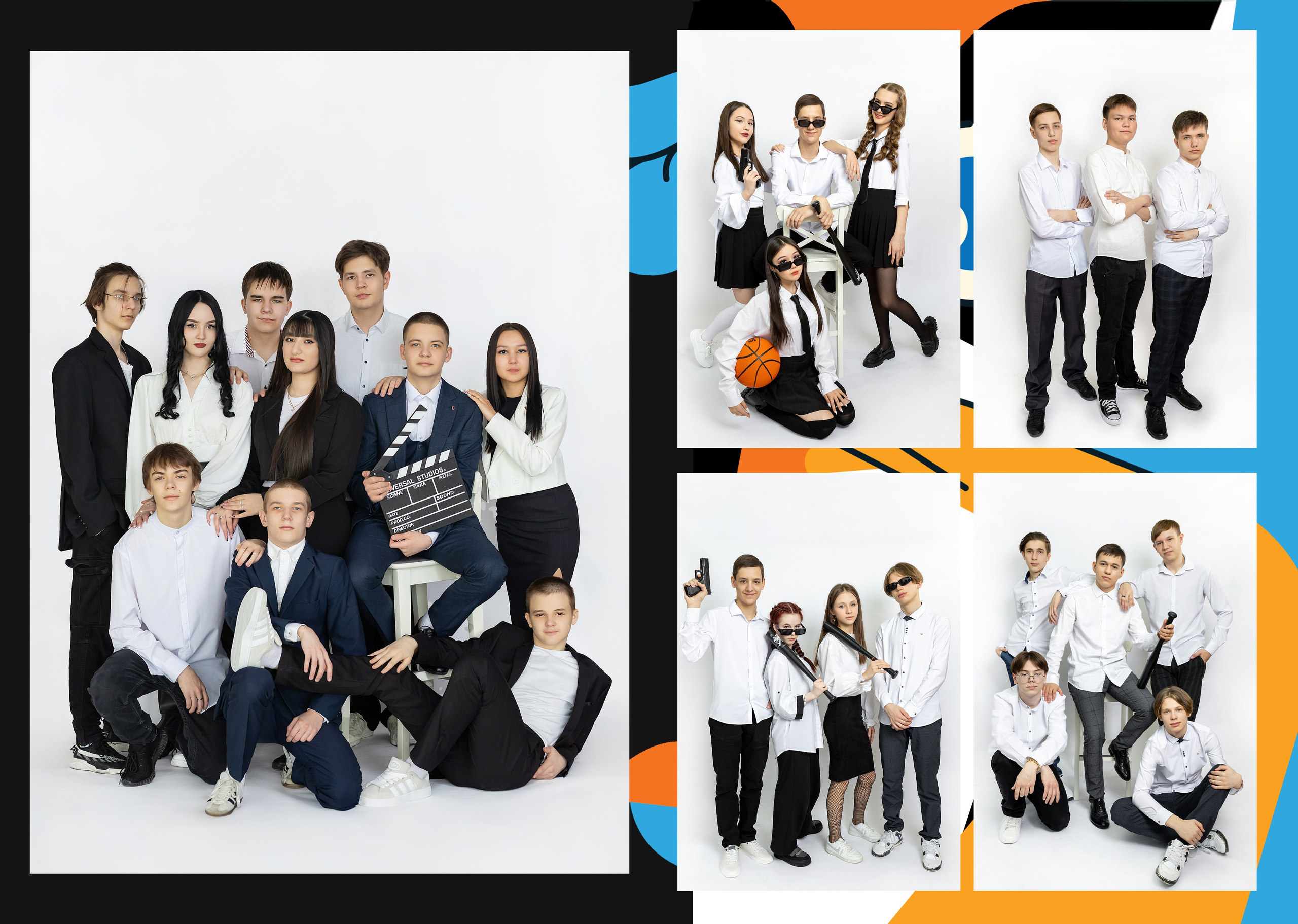 Альбом 3 разворота (6 стр). Фотограф Радужный ХМАО, Школьный фотограф, семейный фотограф, выпускной альбом