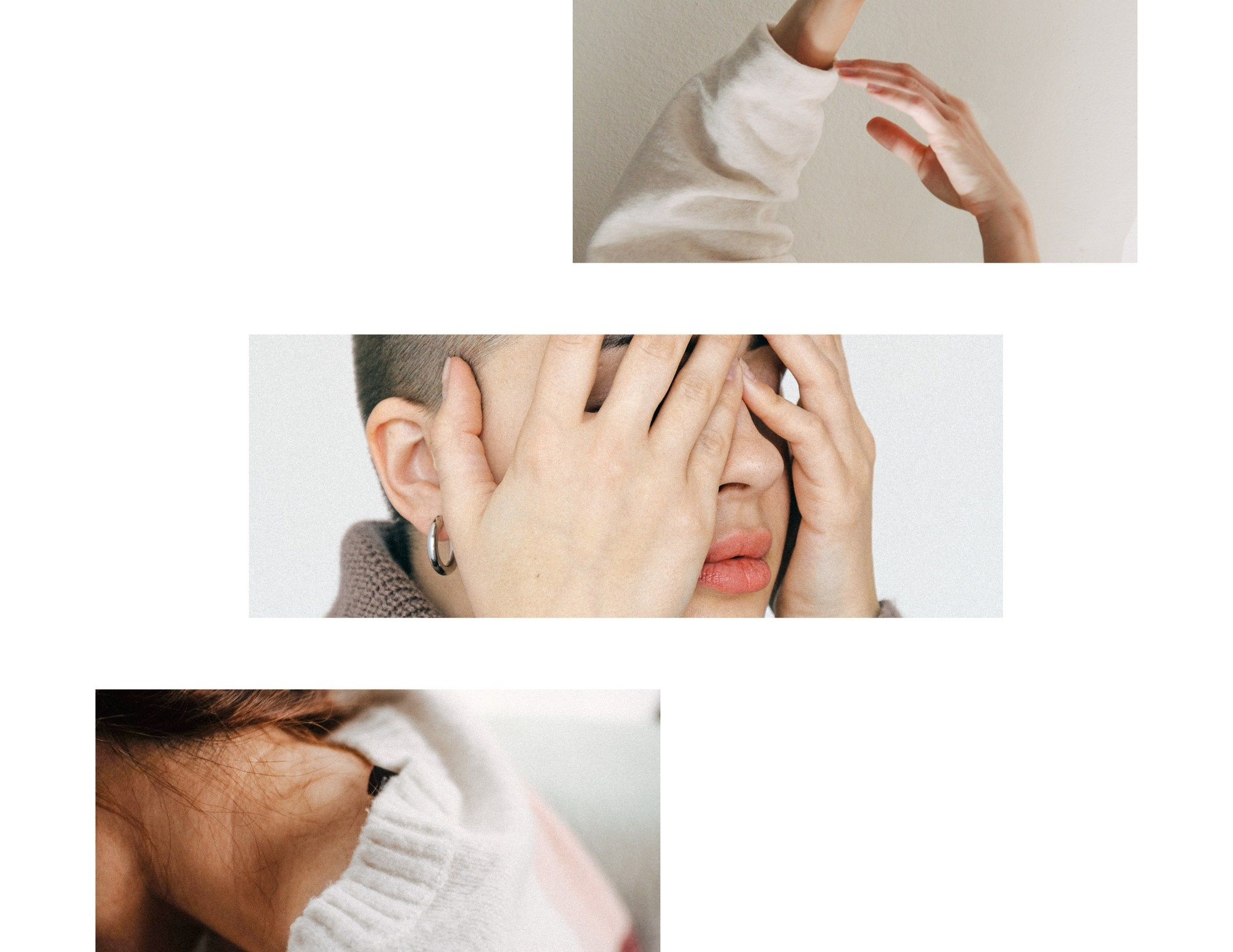 Серия художественных портретов с акцентом на свет