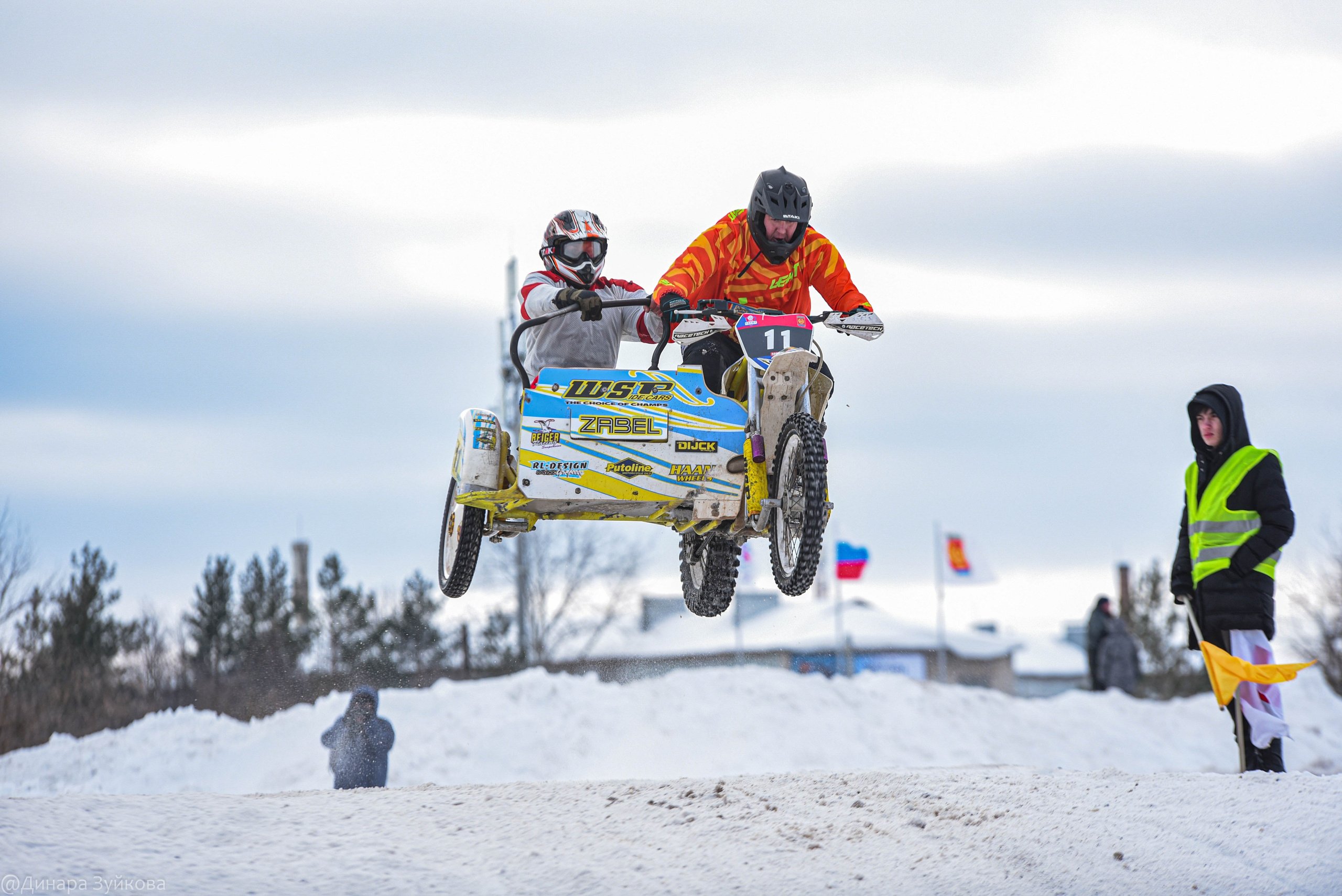 3 этап зимнего чемпионата по мотокроссу в г. Дзержинск. Мотофотограф в Нижнем Новгороде Динара Зуйкова
