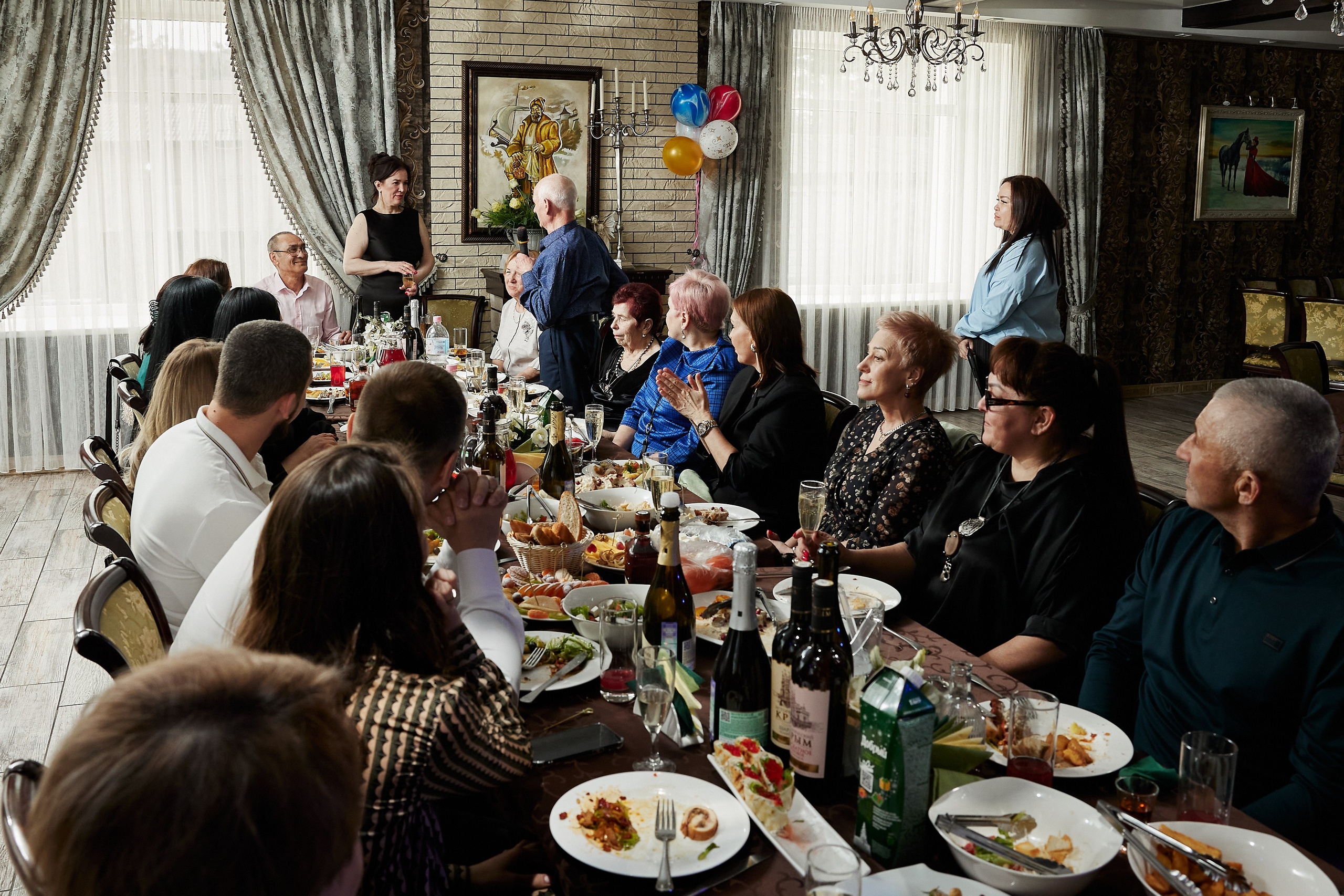 Первые фото с юбилея уже в день съёмки