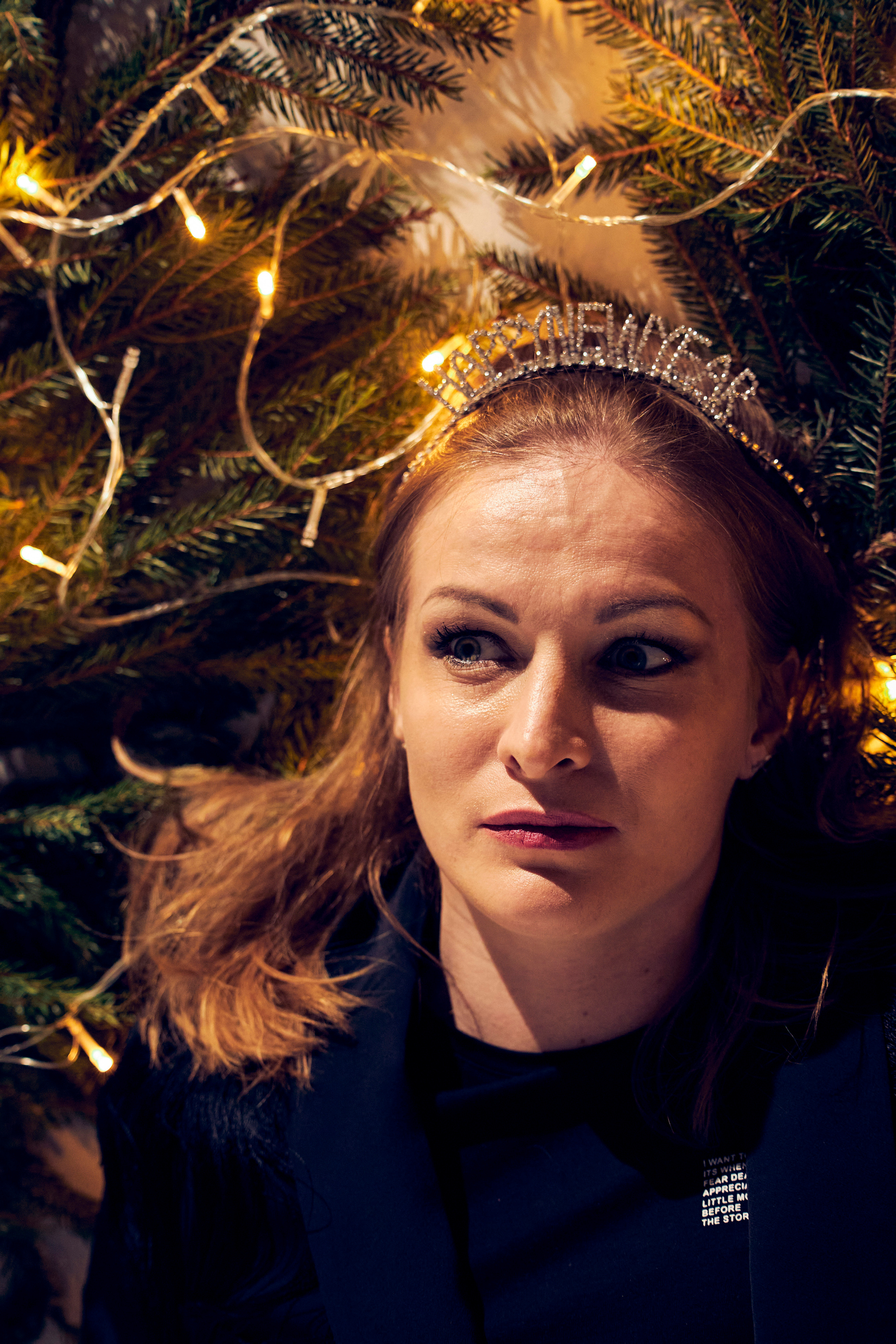 Фотосессия в новогодних декорациях для Оли. Анна Потявина. Фотограф Москва