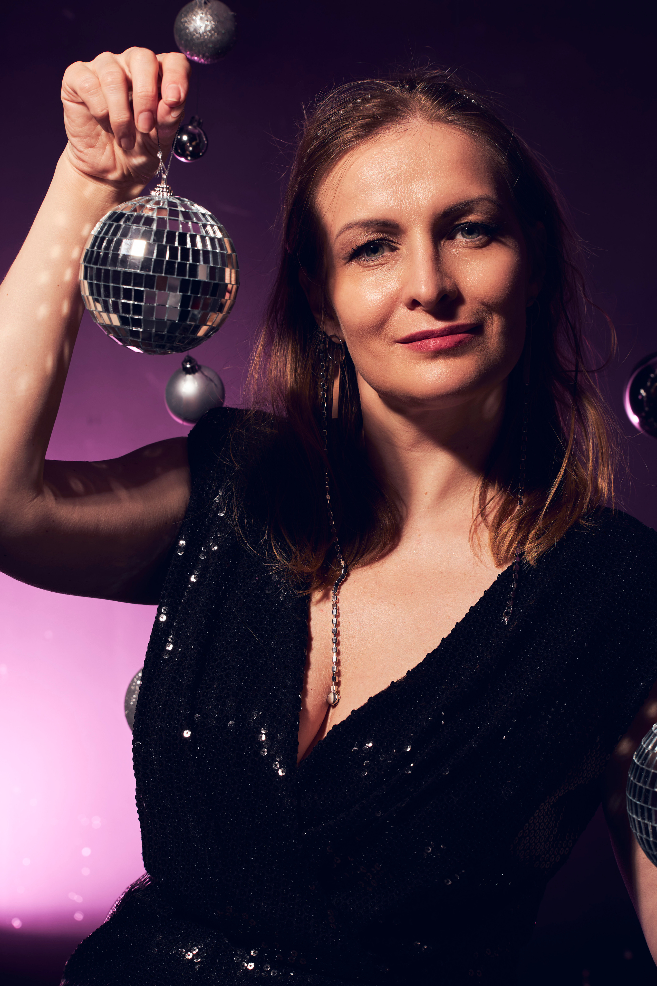 Фотосессия в новогодних декорациях для Оли. Анна Потявина. Фотограф Москва