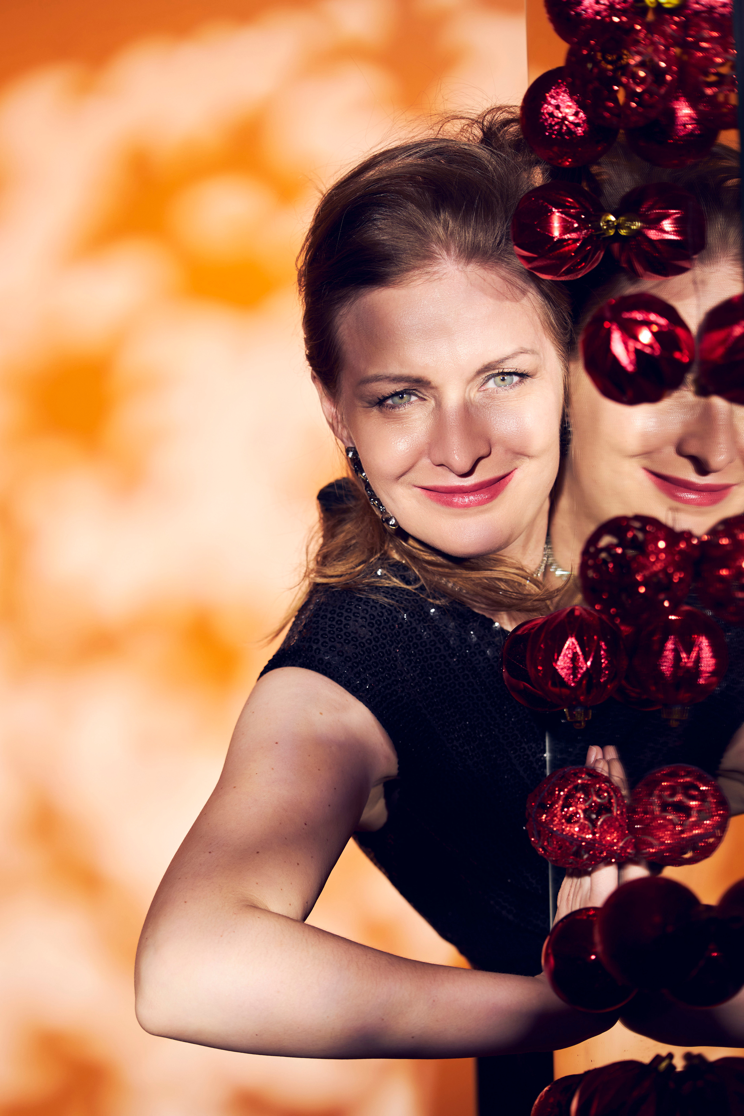 Фотосессия в новогодних декорациях для Оли. Анна Потявина. Фотограф Москва