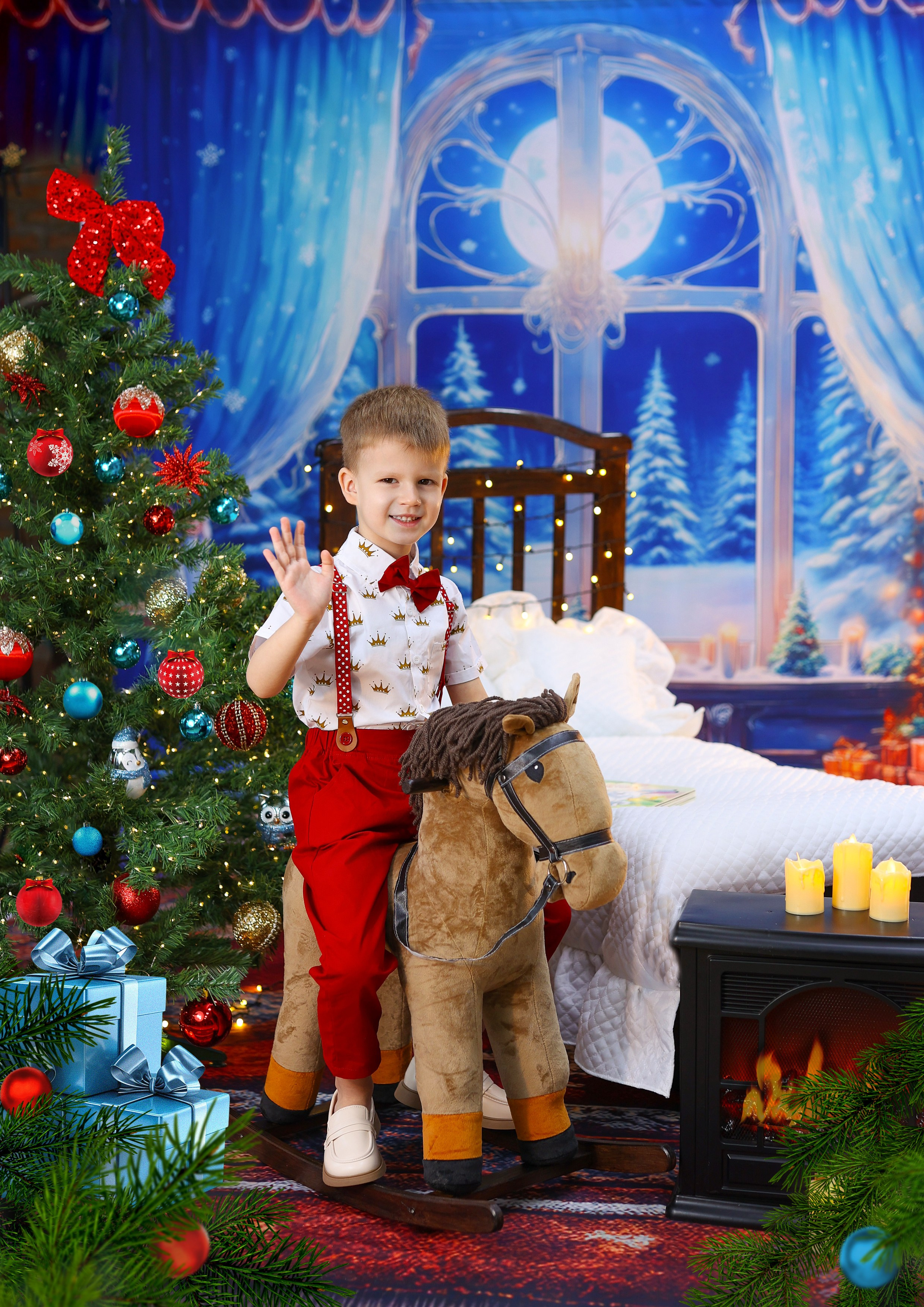 Новогодняя фотосессия. Фотограф в детский сад Елена Колчева Новокузнецк