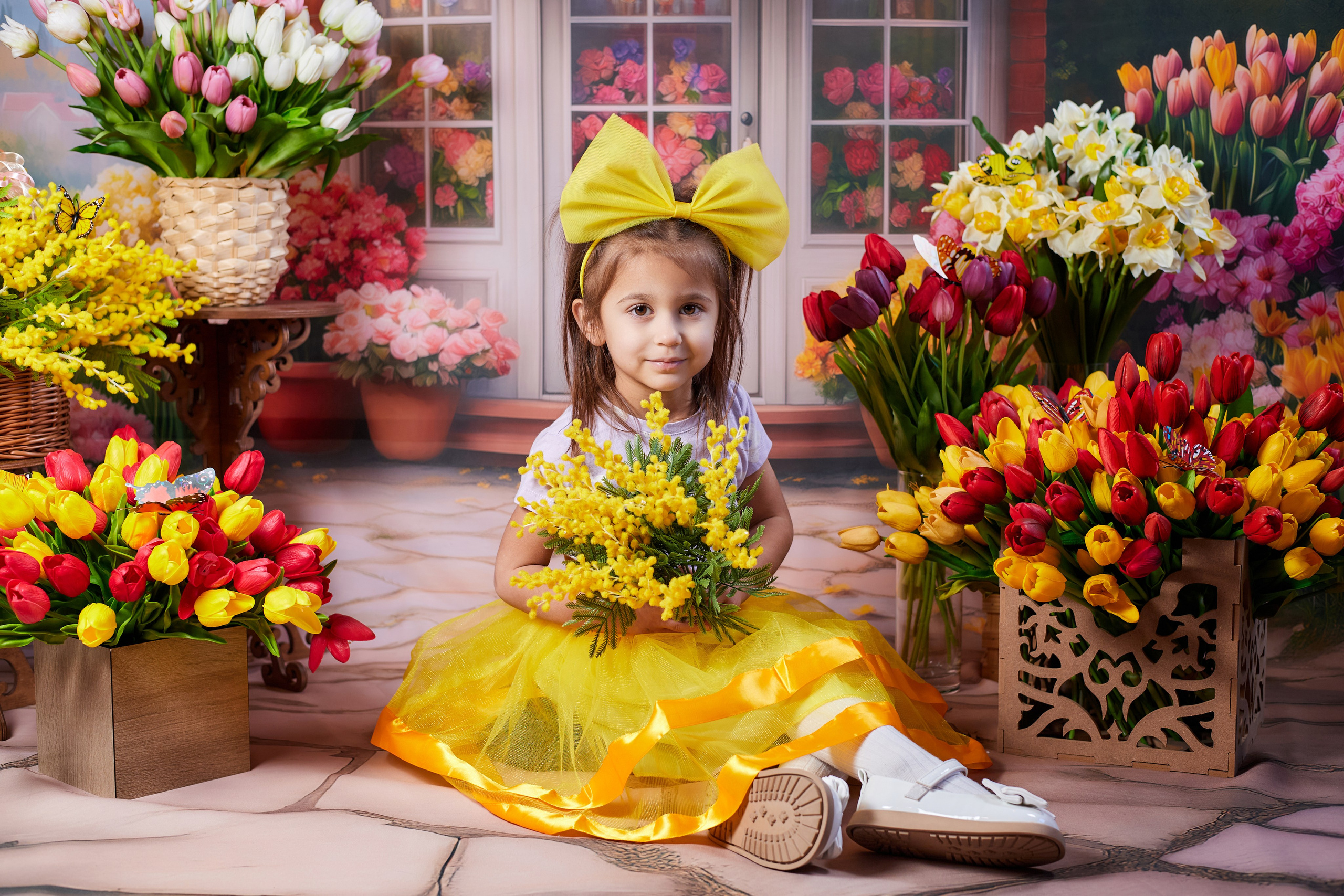 ВЕСЕННЯЯ ЭКСПРЕСС-ФОТОСЕССИЯ С ДЕКОРАЦИЯМИ. Фотограф Татаринов Андрей (Донецк / Макеевка)