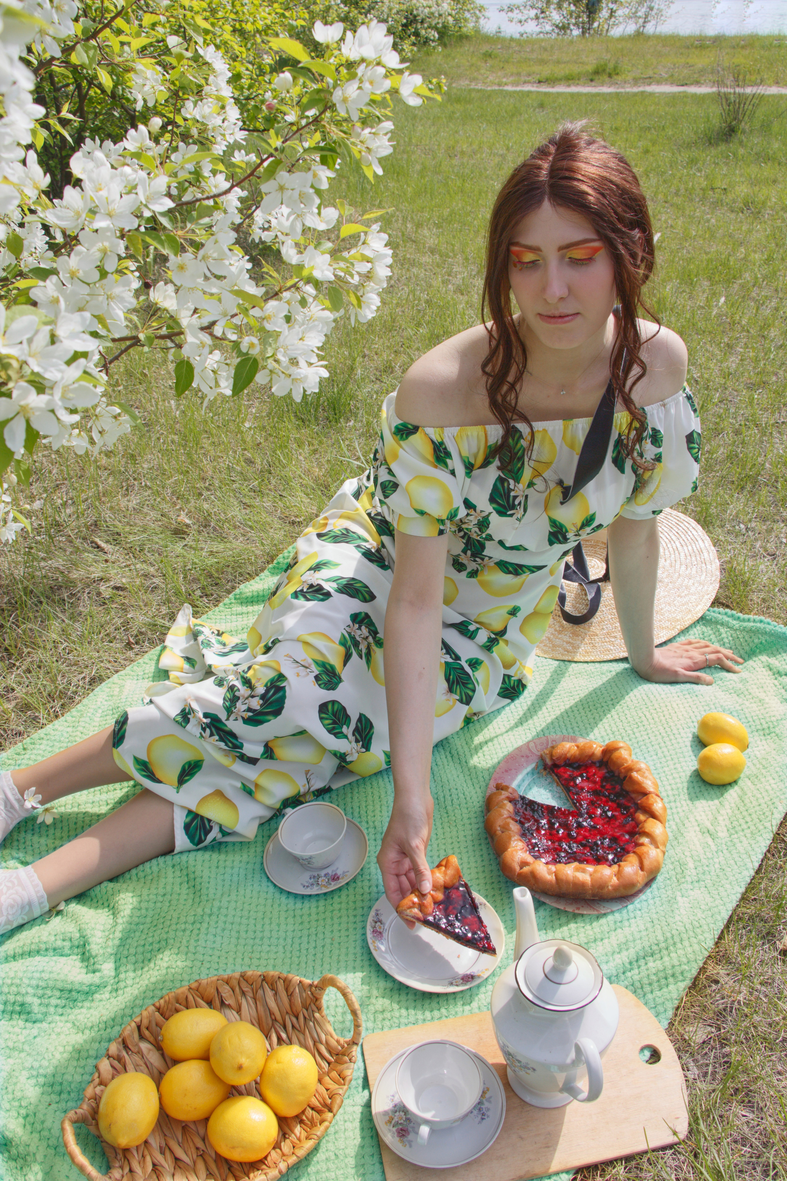 Яблоневый пикник Анны…. Творческая, семейная Фотосъемка ДоброДарова Елена Омск