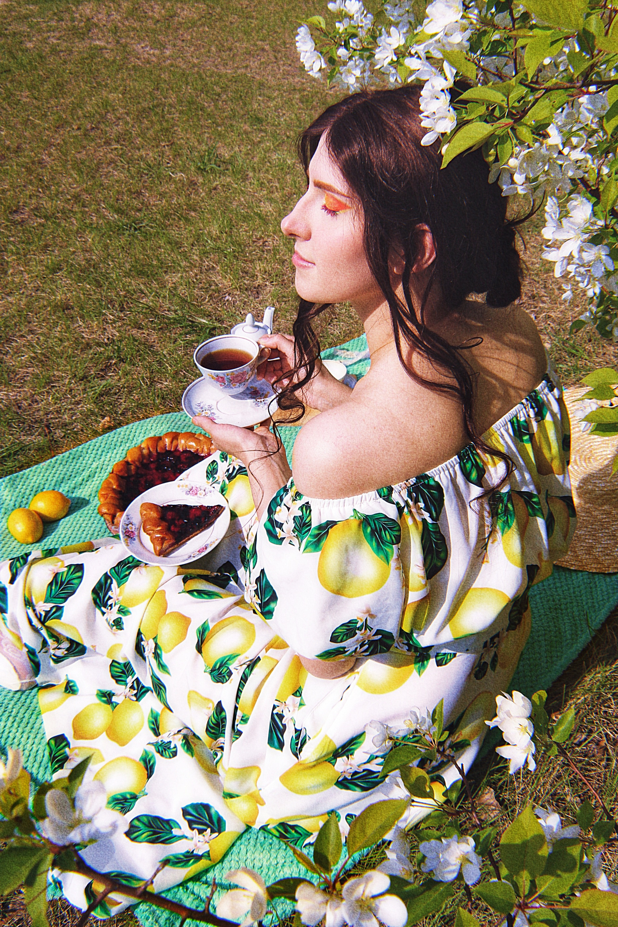 Яблоневый пикник Анны…. Творческая, семейная Фотосъемка ДоброДарова Елена Омск