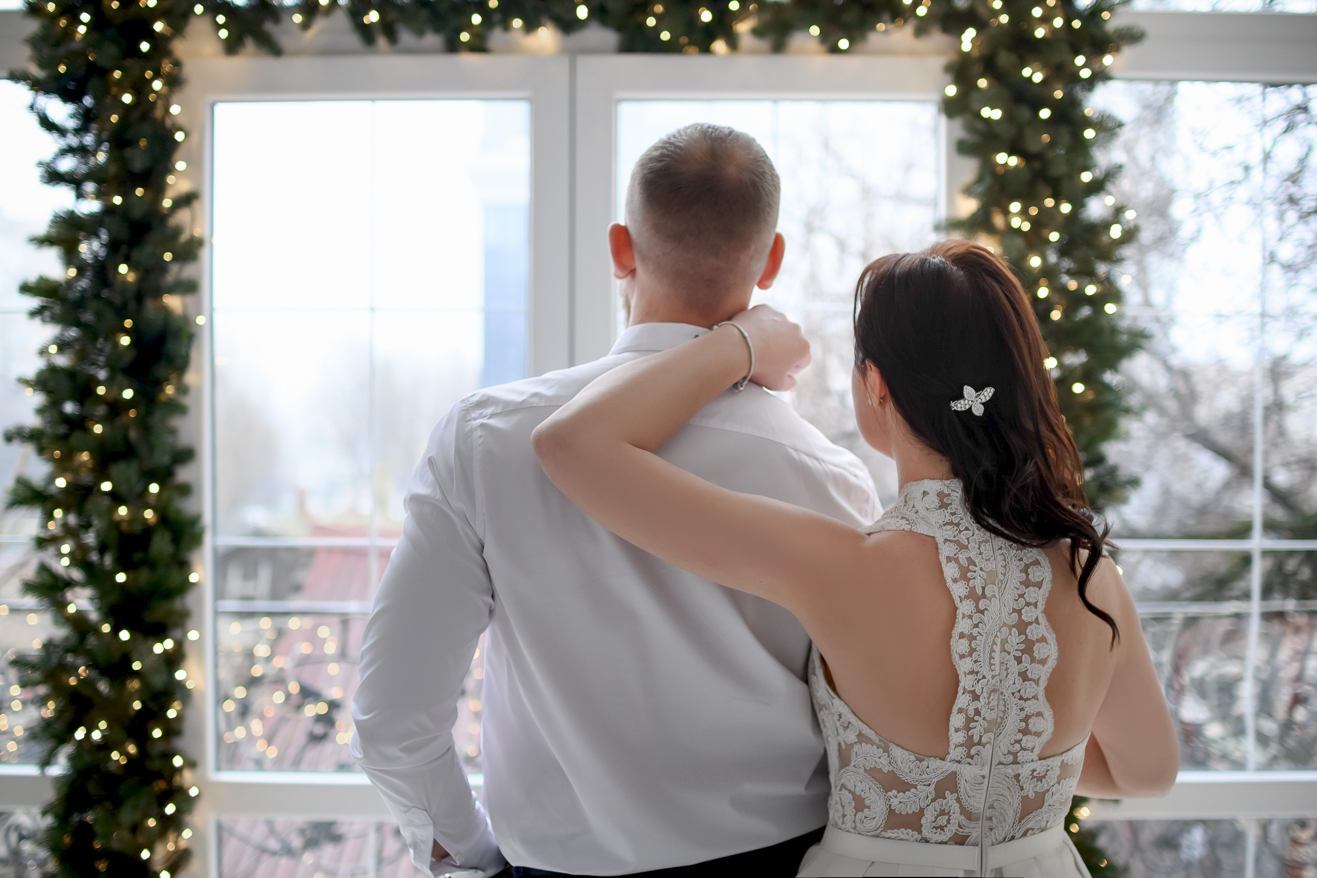 Свадебная фотосъемка в новый год. Юлия Басня семейный и свадебный фотограф в Донецке