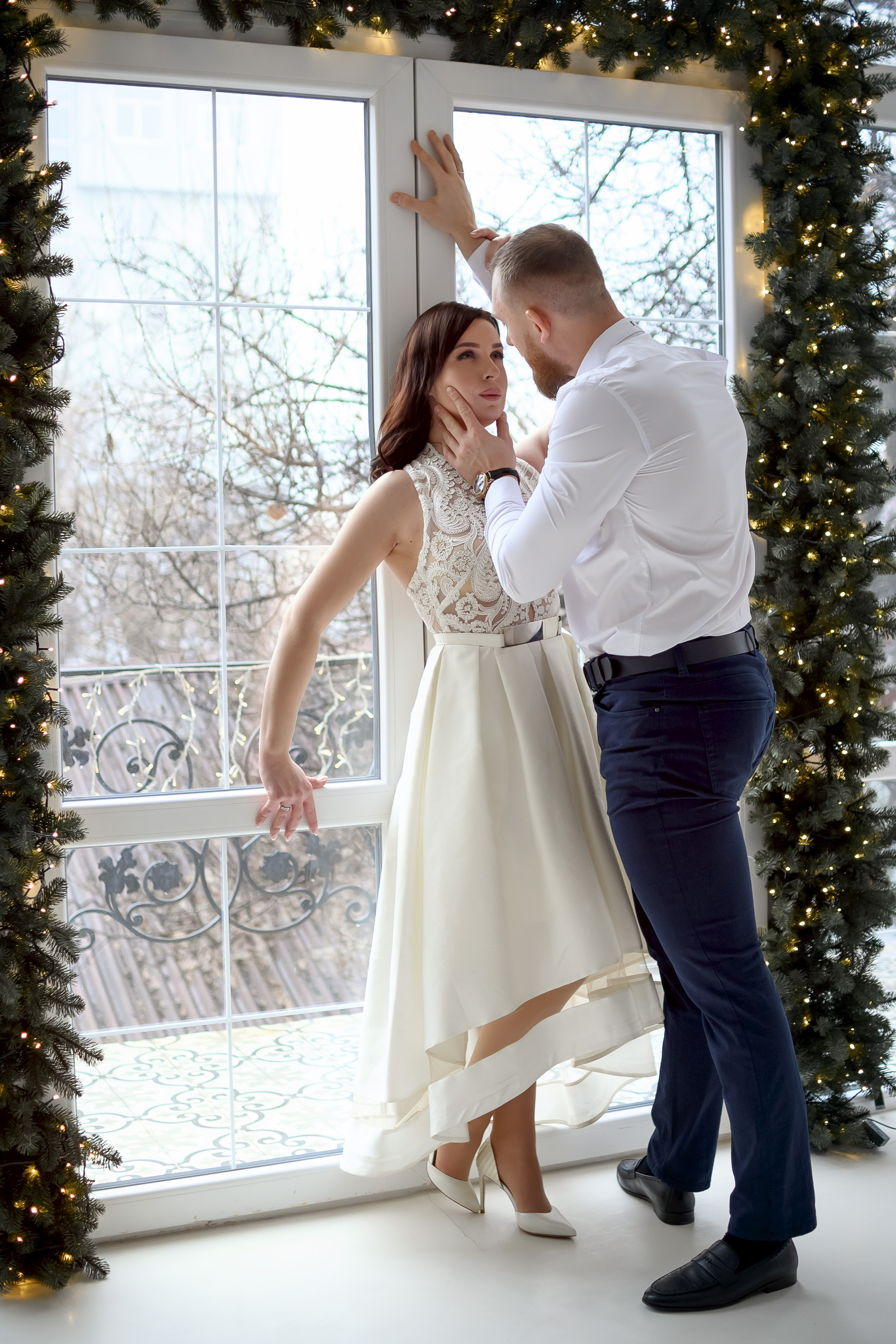 Свадебная фотосъемка в новый год. Юлия Басня семейный и свадебный фотограф в Донецке