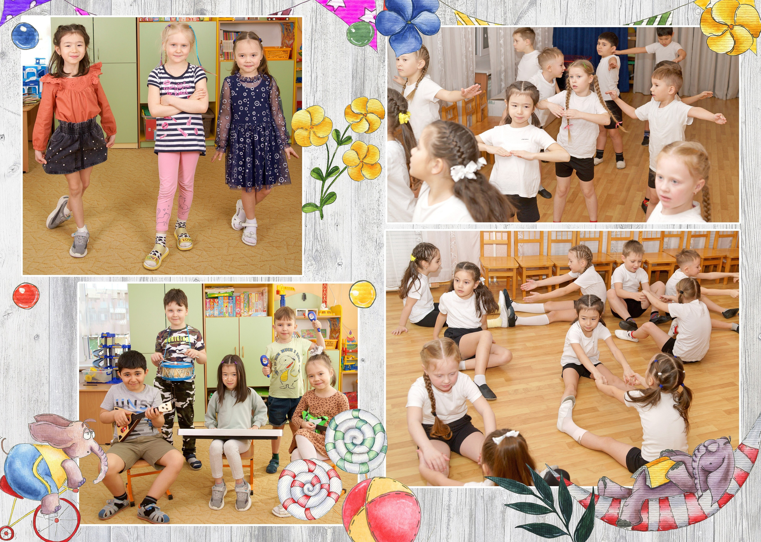 Дизайны выпускных альбомов для детского сада