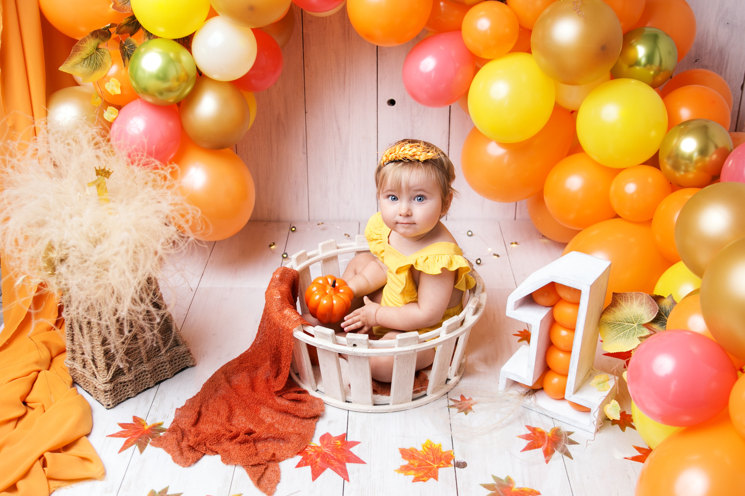 Фотосессия ГОДОВАСИЕ. Фотограф новорожденных, детей до года и беременных в Симферополе