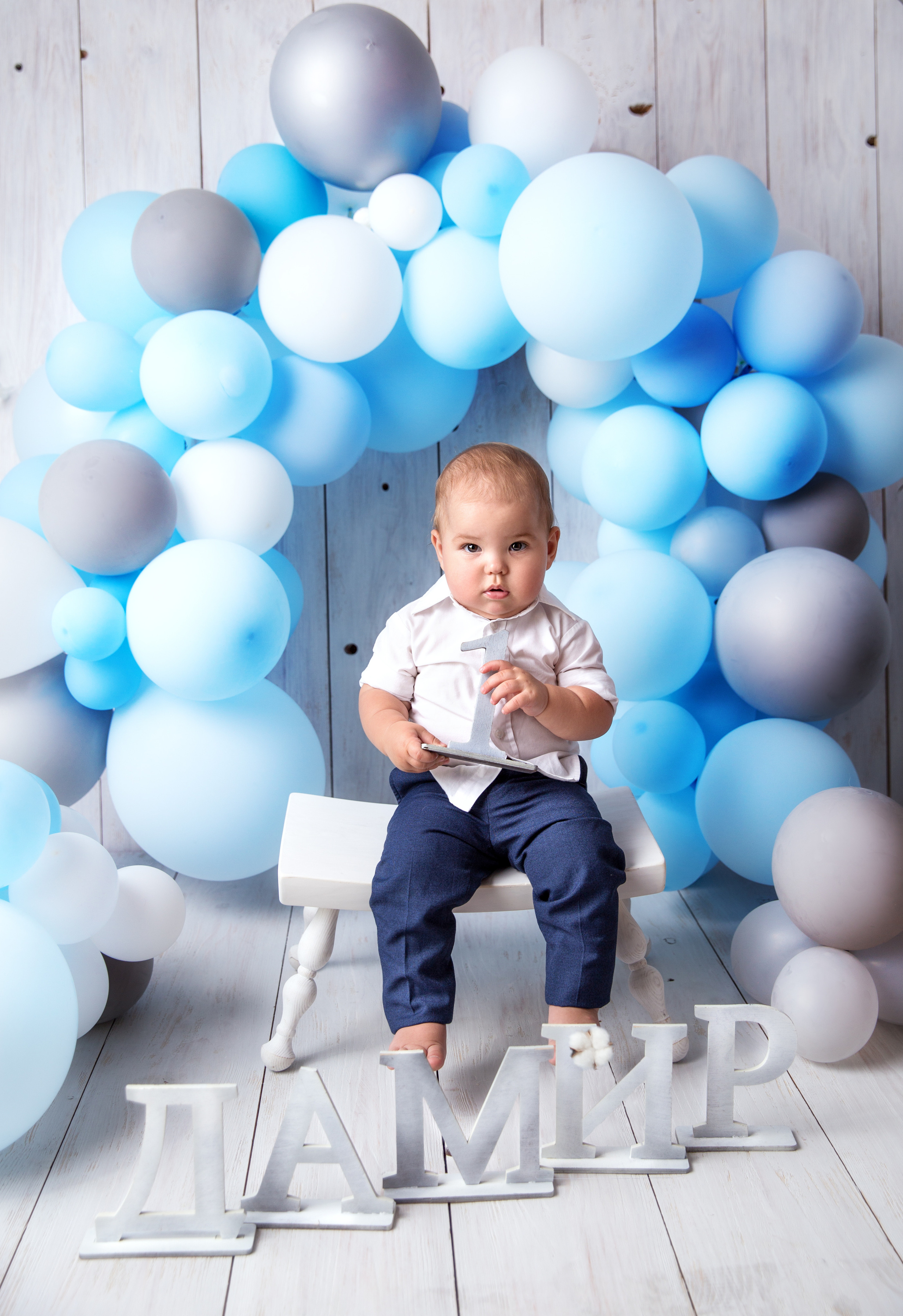 Фотосессия ГОДОВАСИЕ. Фотограф новорожденных, детей до года и беременных в Симферополе