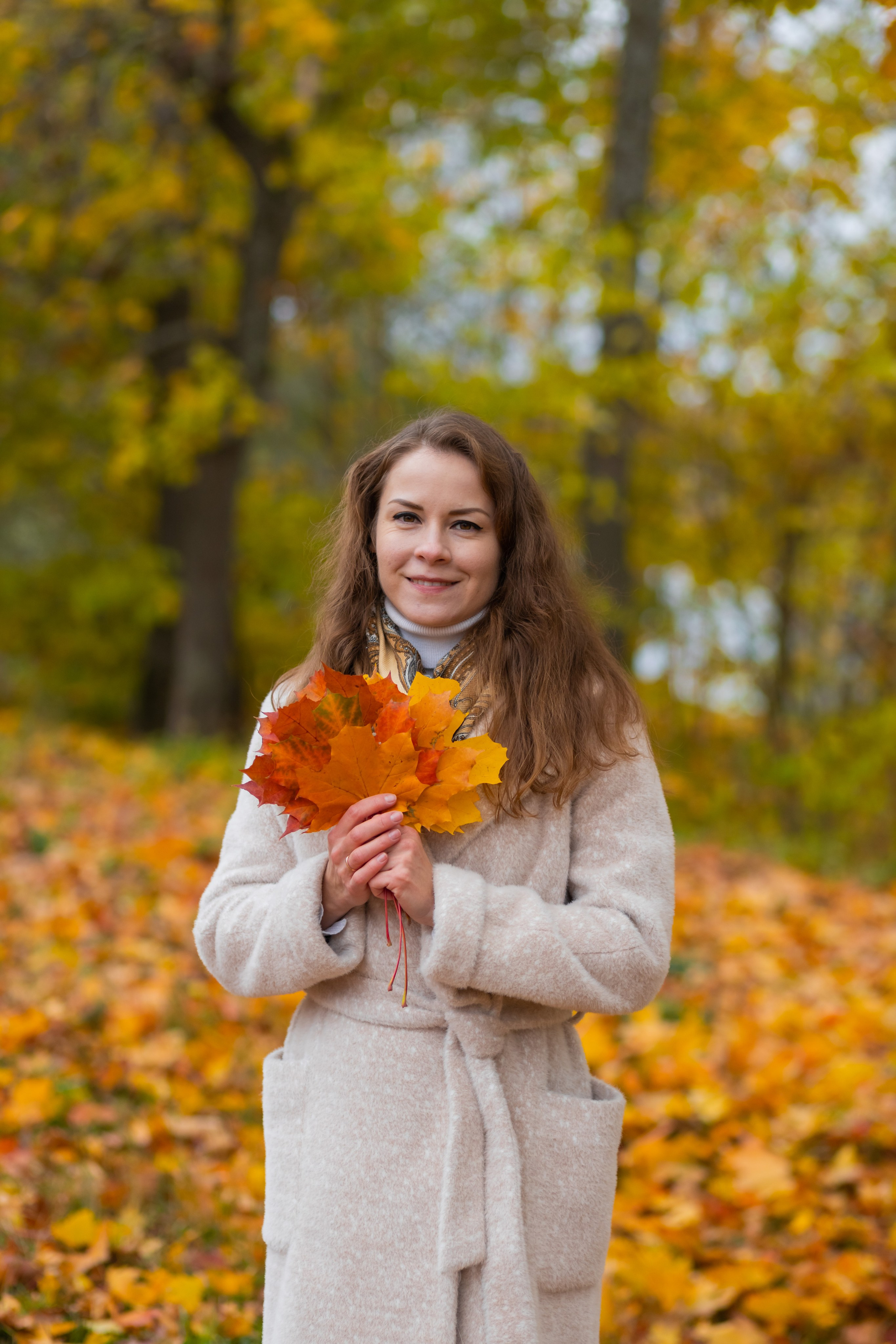 Осеняя фотосессия в Петергофе
