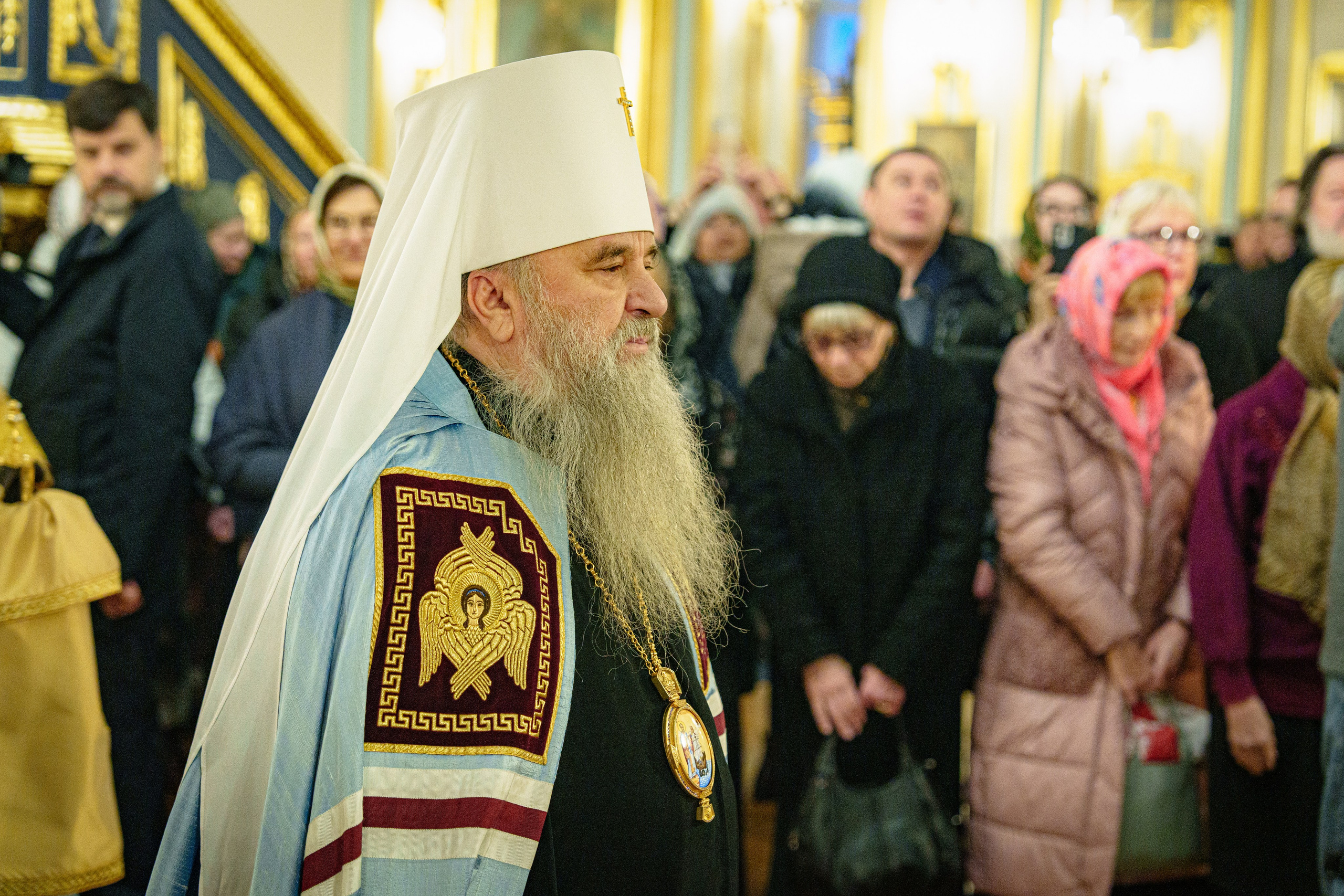 МИТРОПОЛИТ ВАРСОНОФИЙ СОВЕРШИЛ БОЖЕСТВЕННУЮ ЛИТУРГИЮ В НИКОЛО-БОГОЯВЛЕНСКОМ СОБОРЕ. НИКОЛО-БОГОЯВЛЕНСКИЙ МОРСКОЙ СОБОР