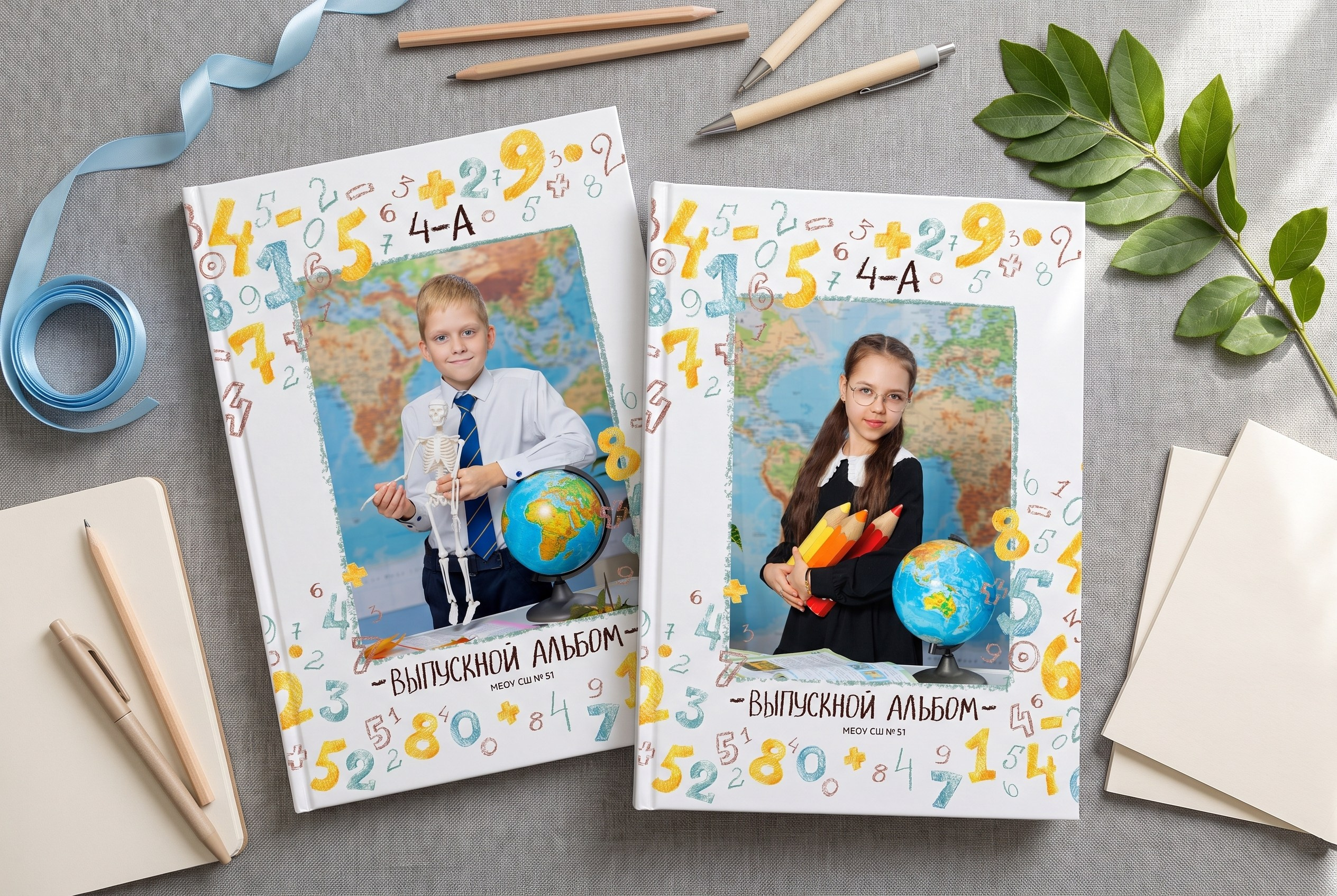 3 разворота. Выпускные альбомы в Липецк