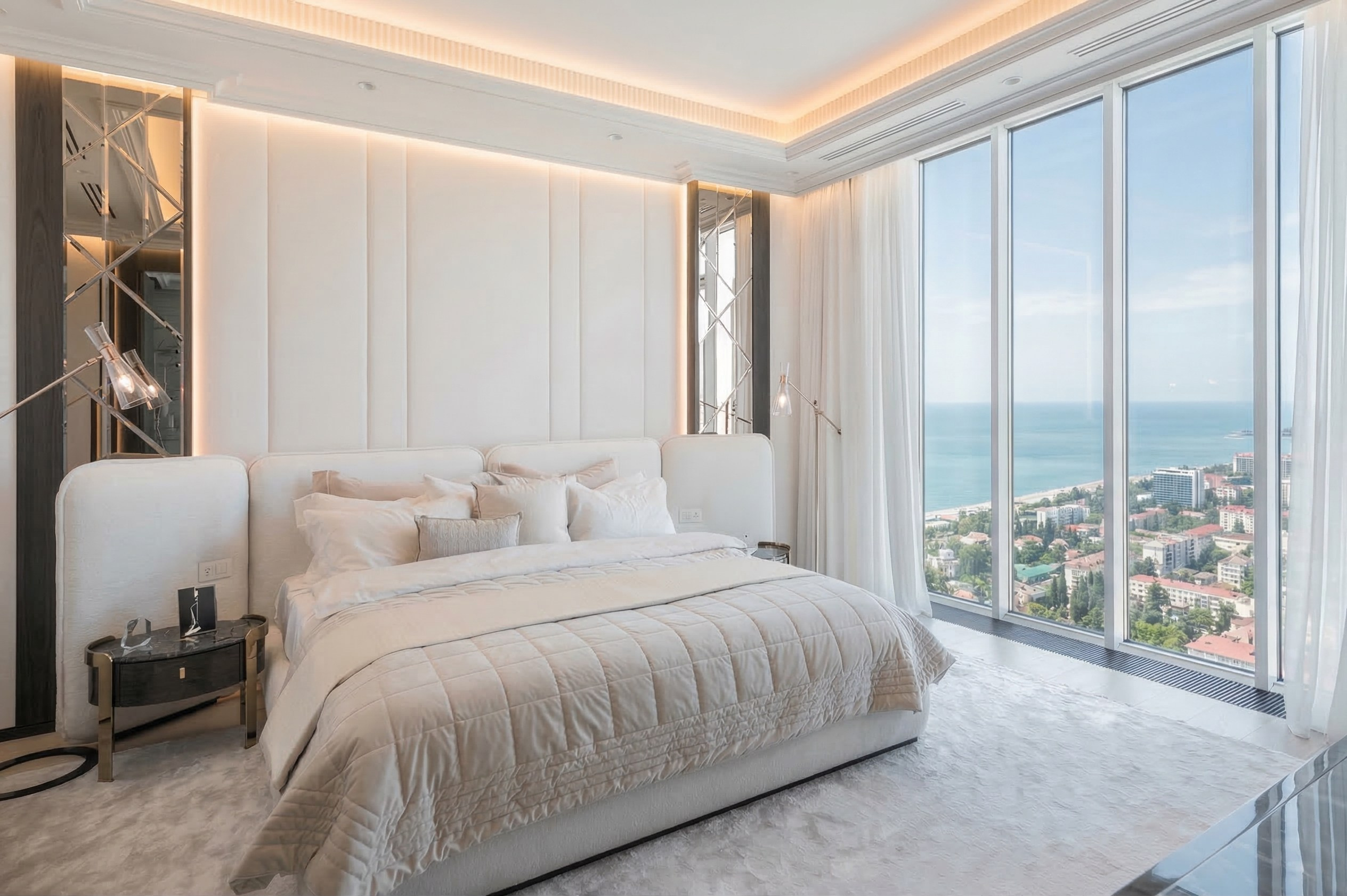 Дизайн двухуровневого пентхауса 500 м² с террасами и Wellness-зоной | Валерия Котович