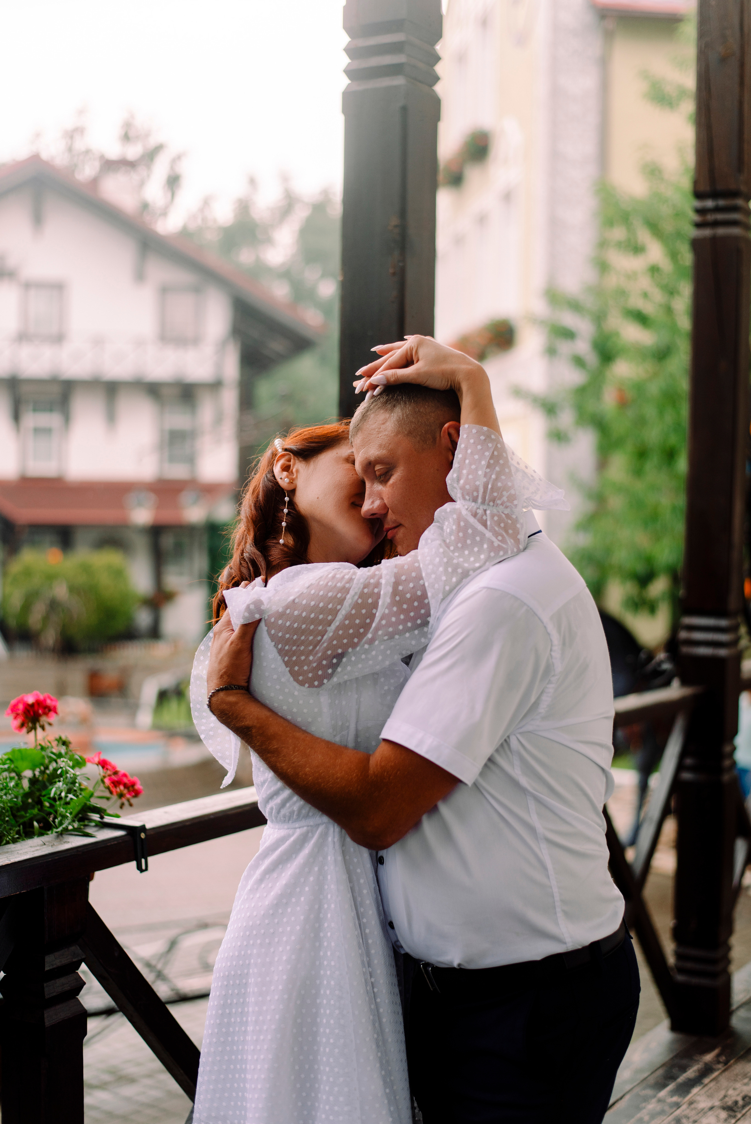 Поцелуи под дождем. Семейный и свадебный фотограф в Рязани Лиза Голованова
