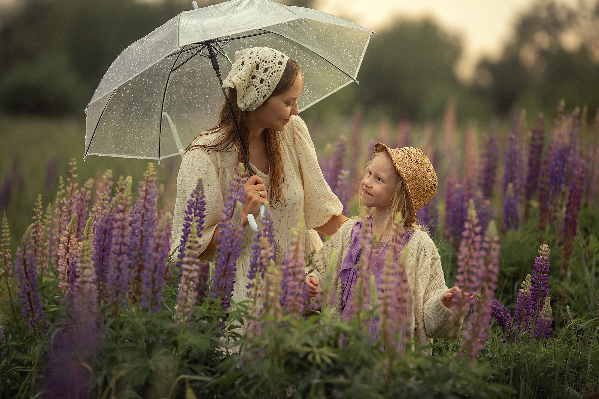 Семейная Фотосессия в люпиновом поле. Tatyana Nadezhdina Family photographer