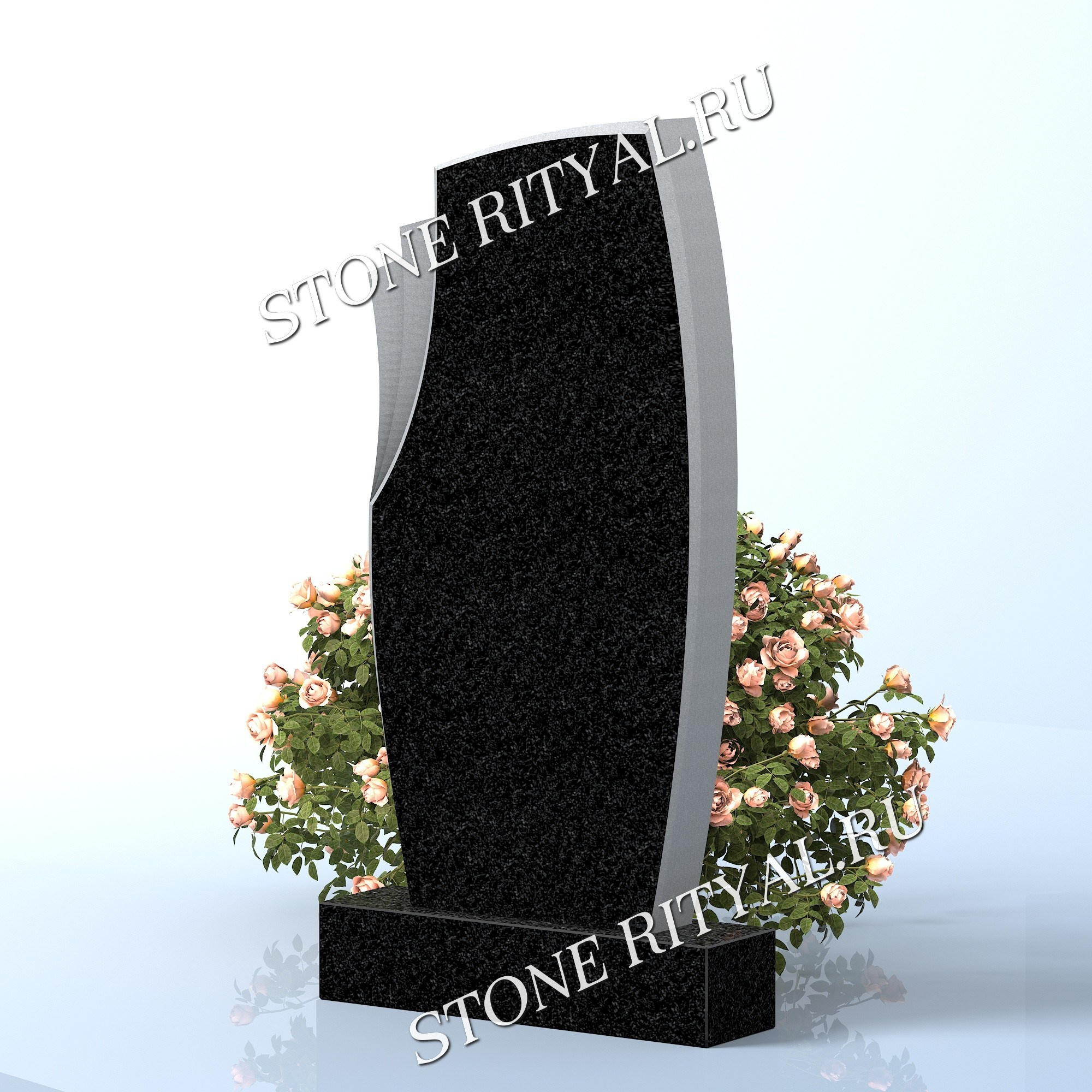 Вертикальные памятники прямые. Изготовление и установка памятников в Москве и МО