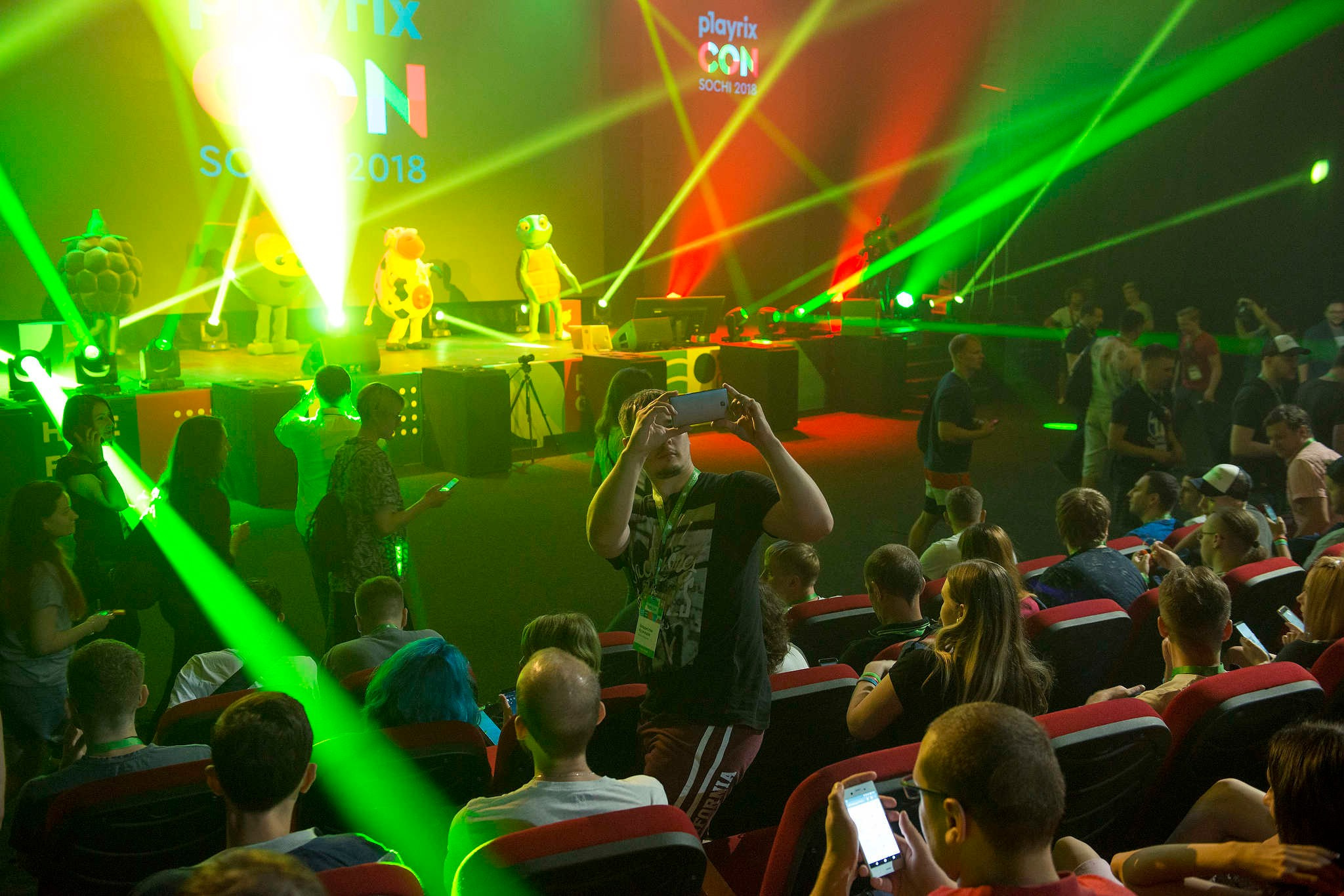 Встреча сотрудников и форум компании Playrix в Сочи, Роза Хутор. Крупнейшая компания в России и входит в 5  крупнейших разработчиков игр в мире. Съемка для Playrix 2018 году.